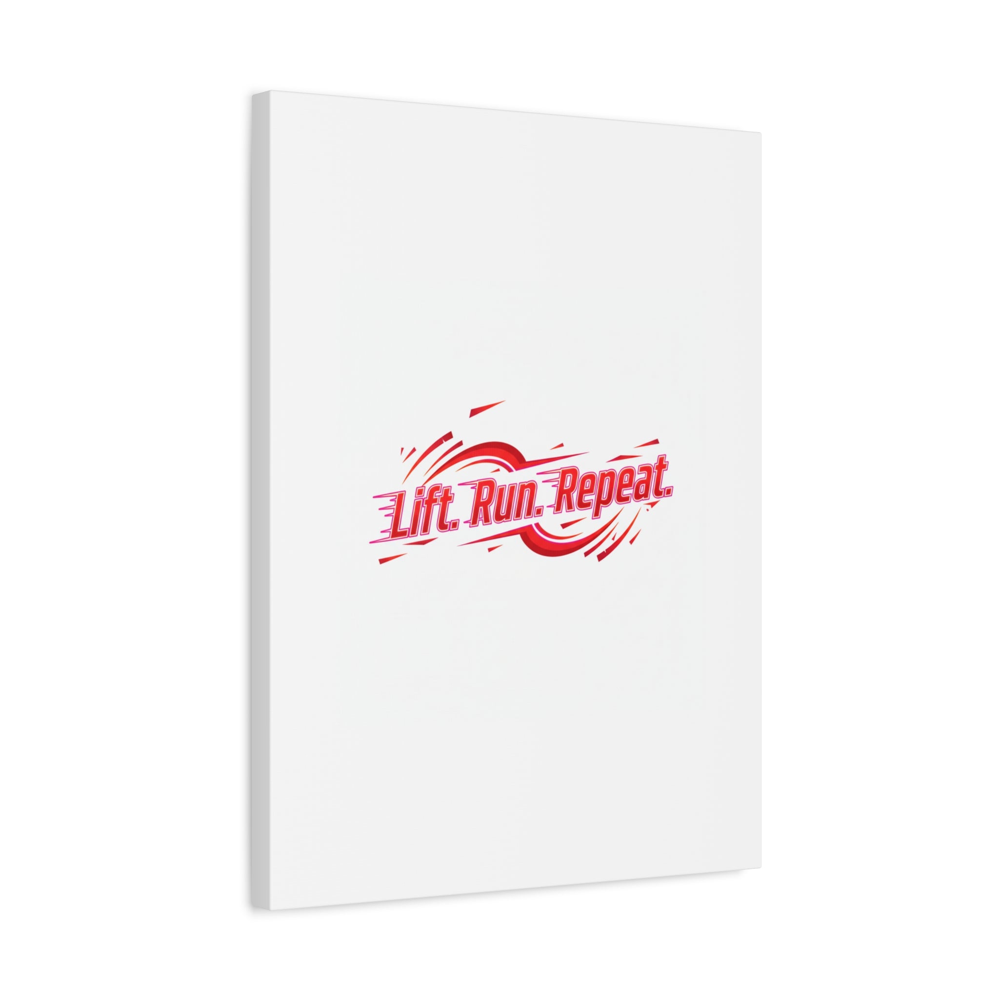 Lift Run Repeat Canvas | Fitness Wall Art, Gym Motivation