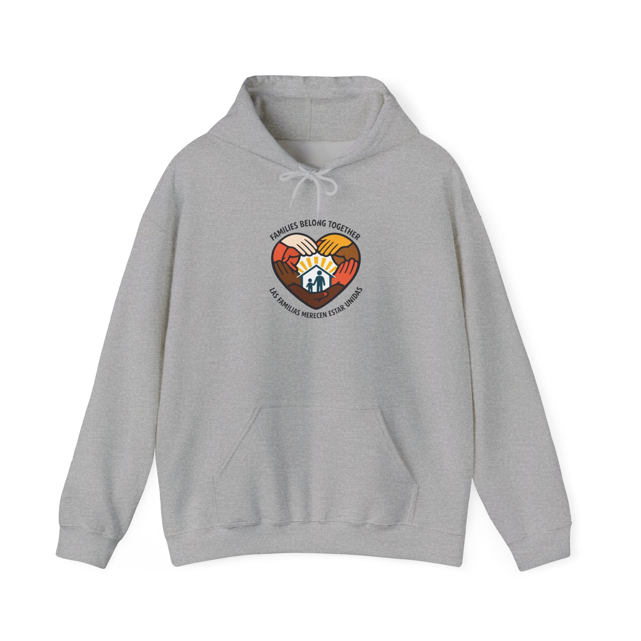 Families Belong Together Hoodie | family unity, immigrant rights solidarity