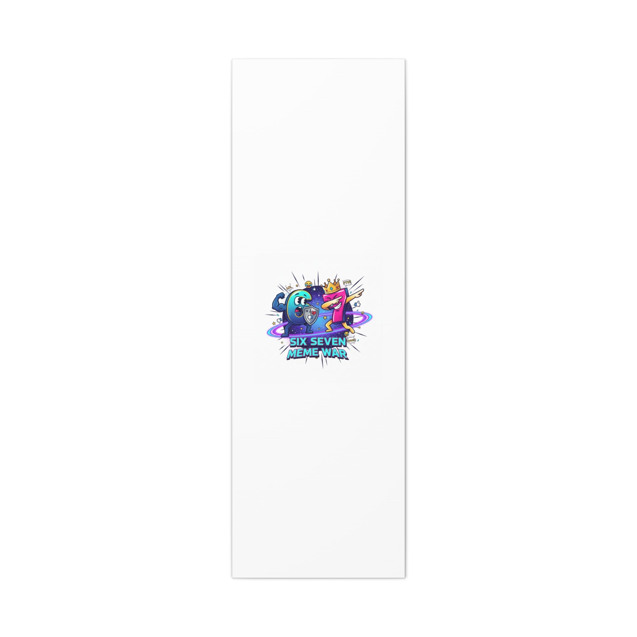 Six Seven Meme War Canvas | Legendary Internet Battle Art, Viral Culture Wall Decor