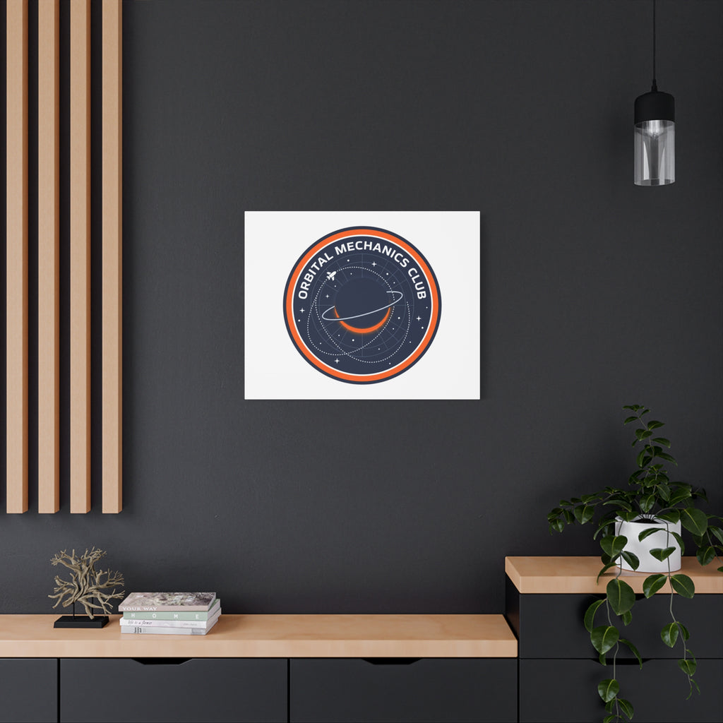 Orbital Mechanics Club Canvas | mission patch, space science