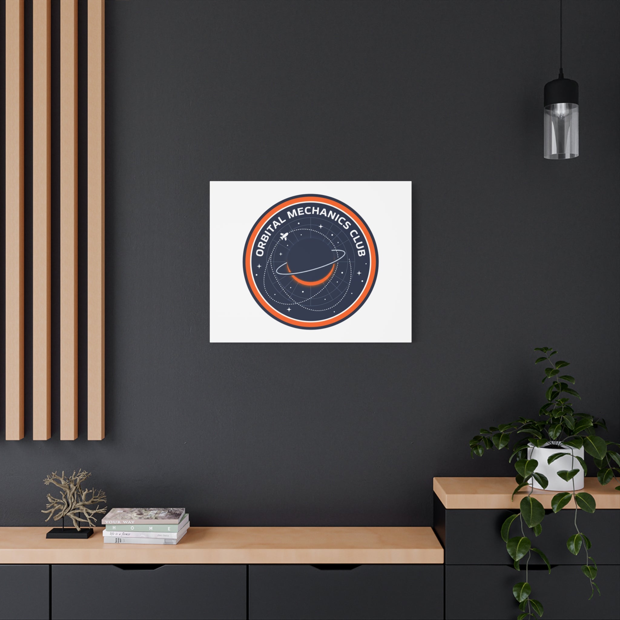 Orbital Mechanics Club Canvas | mission patch, space science