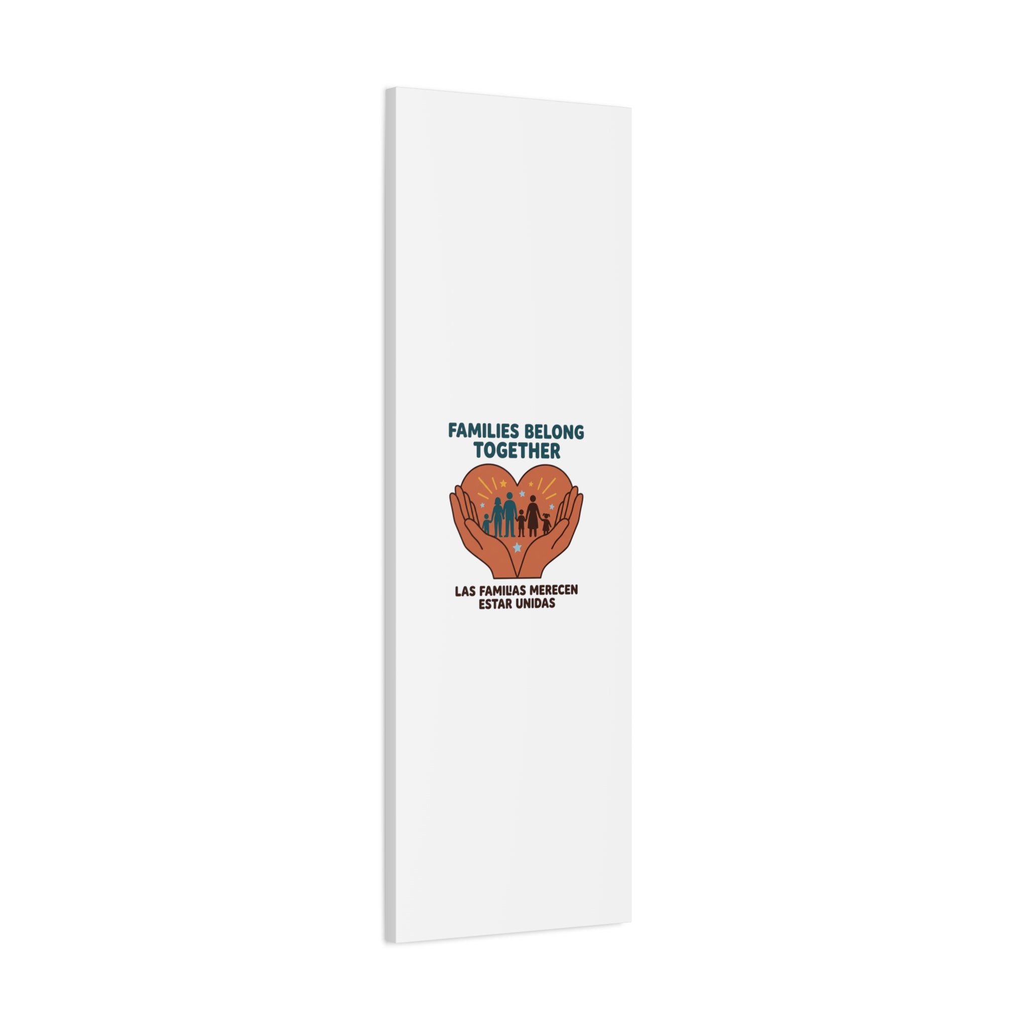 Families Belong Together Canvas | Family Unity, Bilingual Solidarity