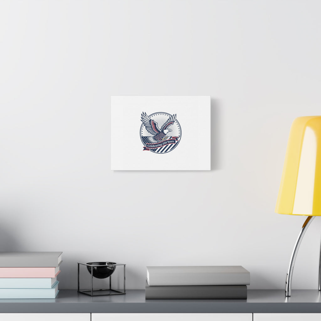 250th Anniversary Eagle Emblem Canvas | Semiquincentennial Americana
