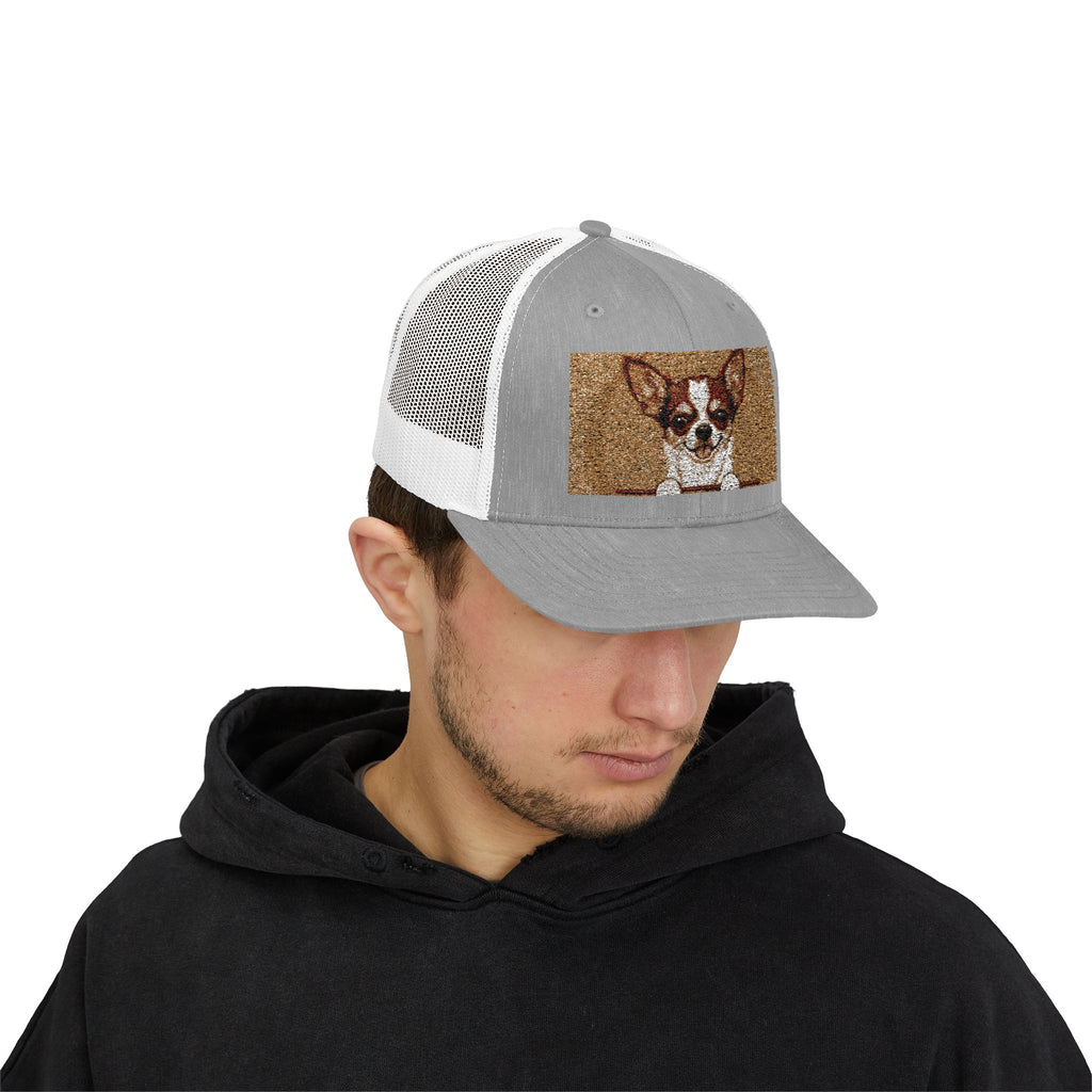 Meme Dog Trucker Hat — Funny Snapback Cap