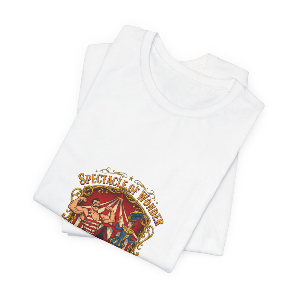 "Spectacle of Wonder" Vintage Circus T-Shirt | Retro Carnival Graphic Tee