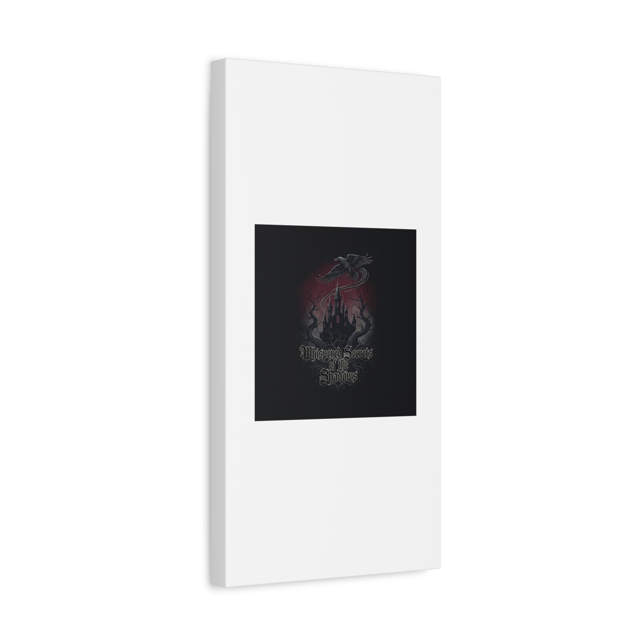 Whispered Secrets of the Shadows Castle Wall Art, Matte Canvas | Gothic Medieval Decor