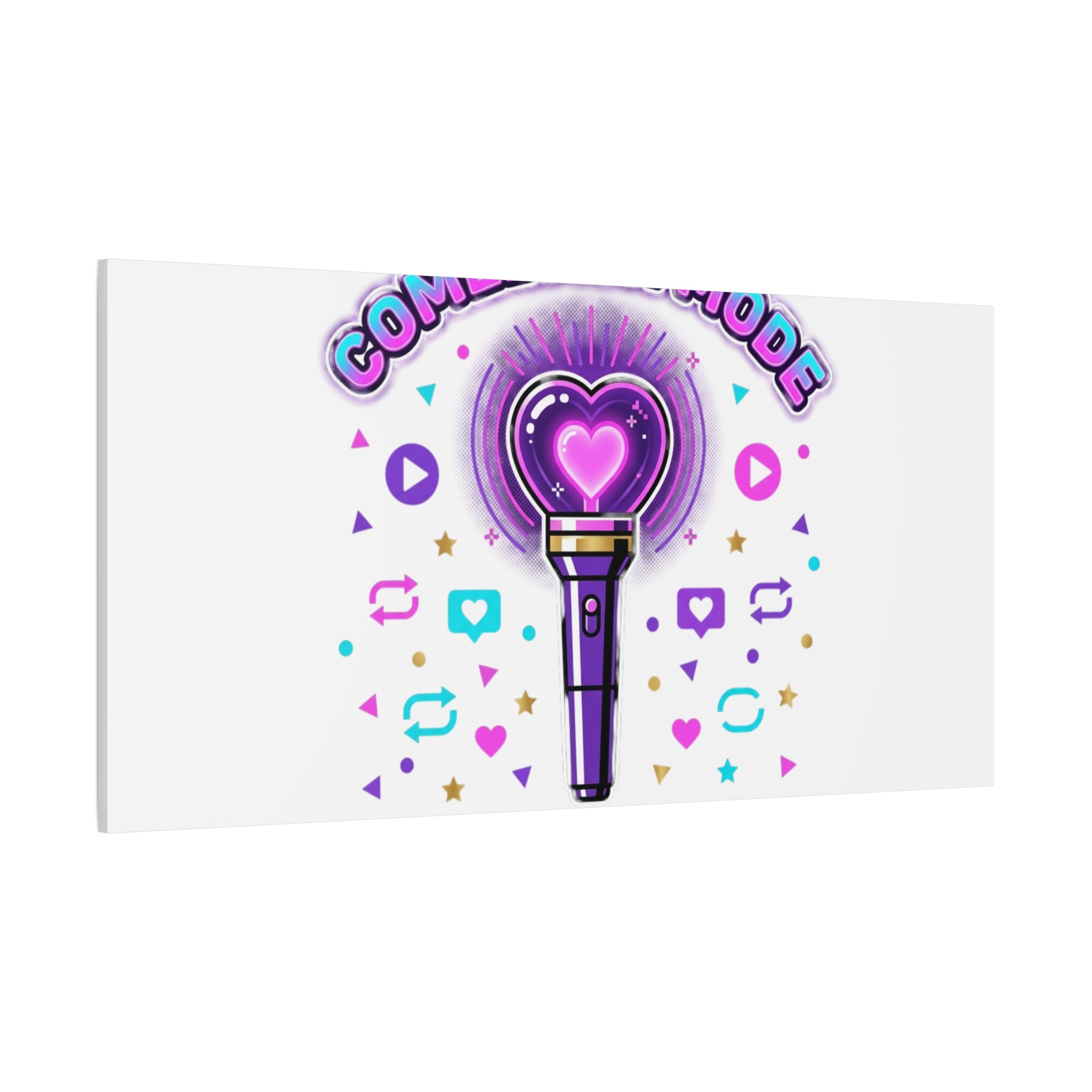 Comeback Mode Lightstick Canvas | K-pop Comeback, Streaming Squad
