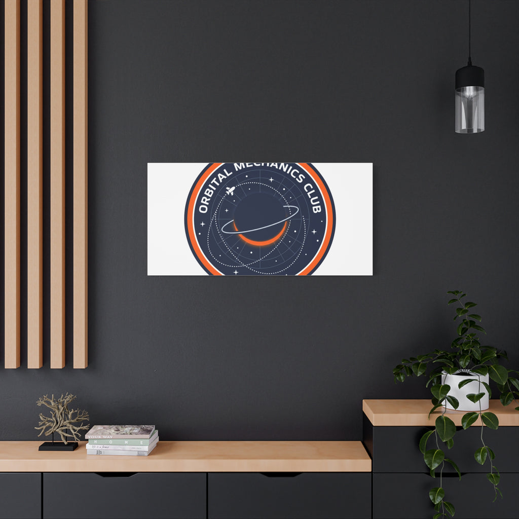 Orbital Mechanics Club Canvas | mission patch, space science