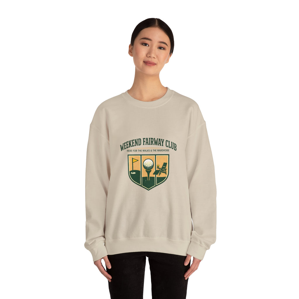 Weekend Fairway Club Crewneck – Unisex Golf Sweatshirt