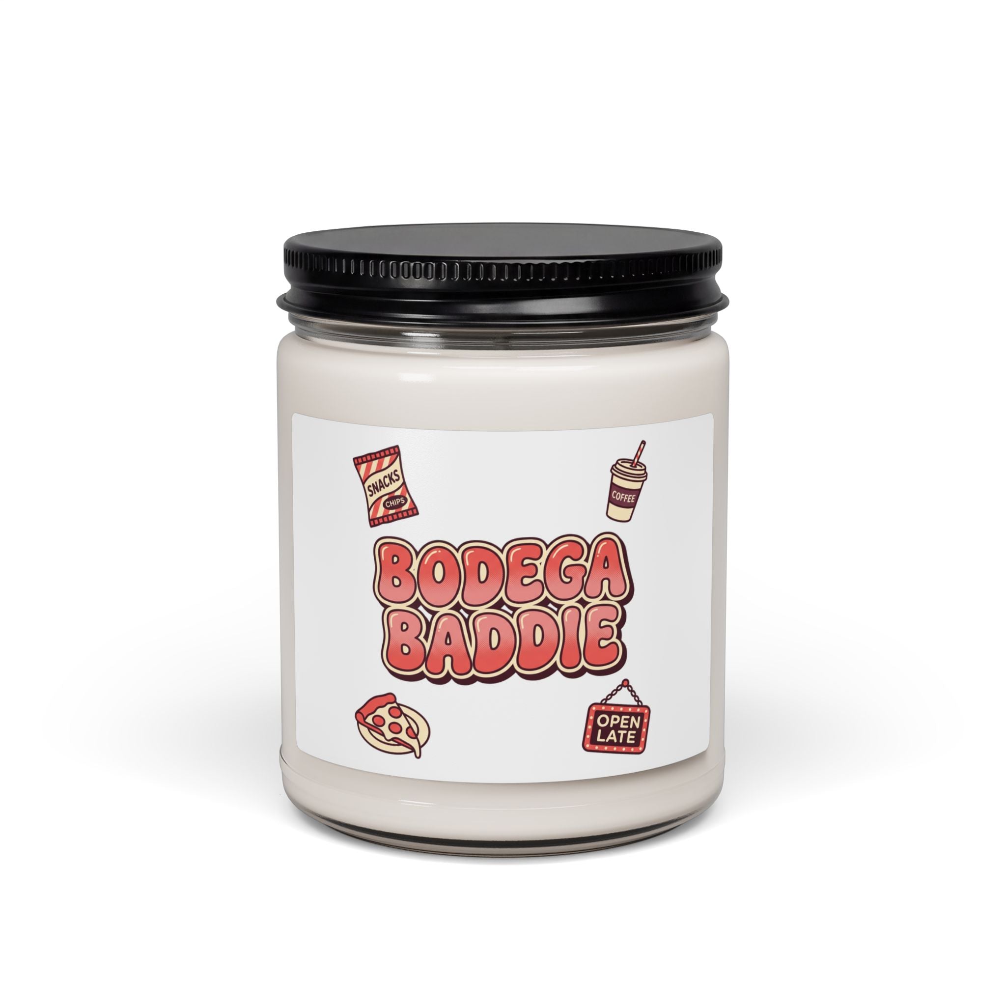 Bodega Baddie Soy Candle, NYC deli sign, Y2K cherries | Corner Store Cool