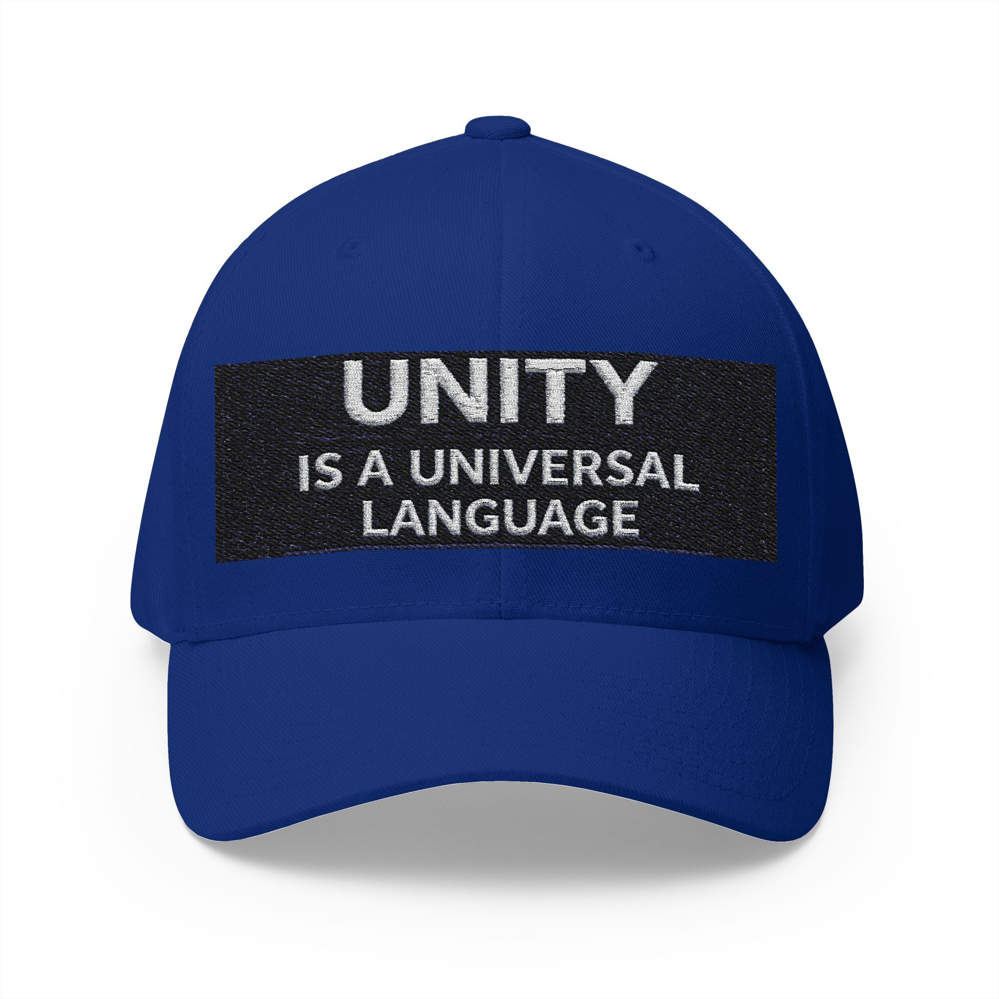 Unity Embroidered Cap — "Unity Is A Universal Language" Structured Hat