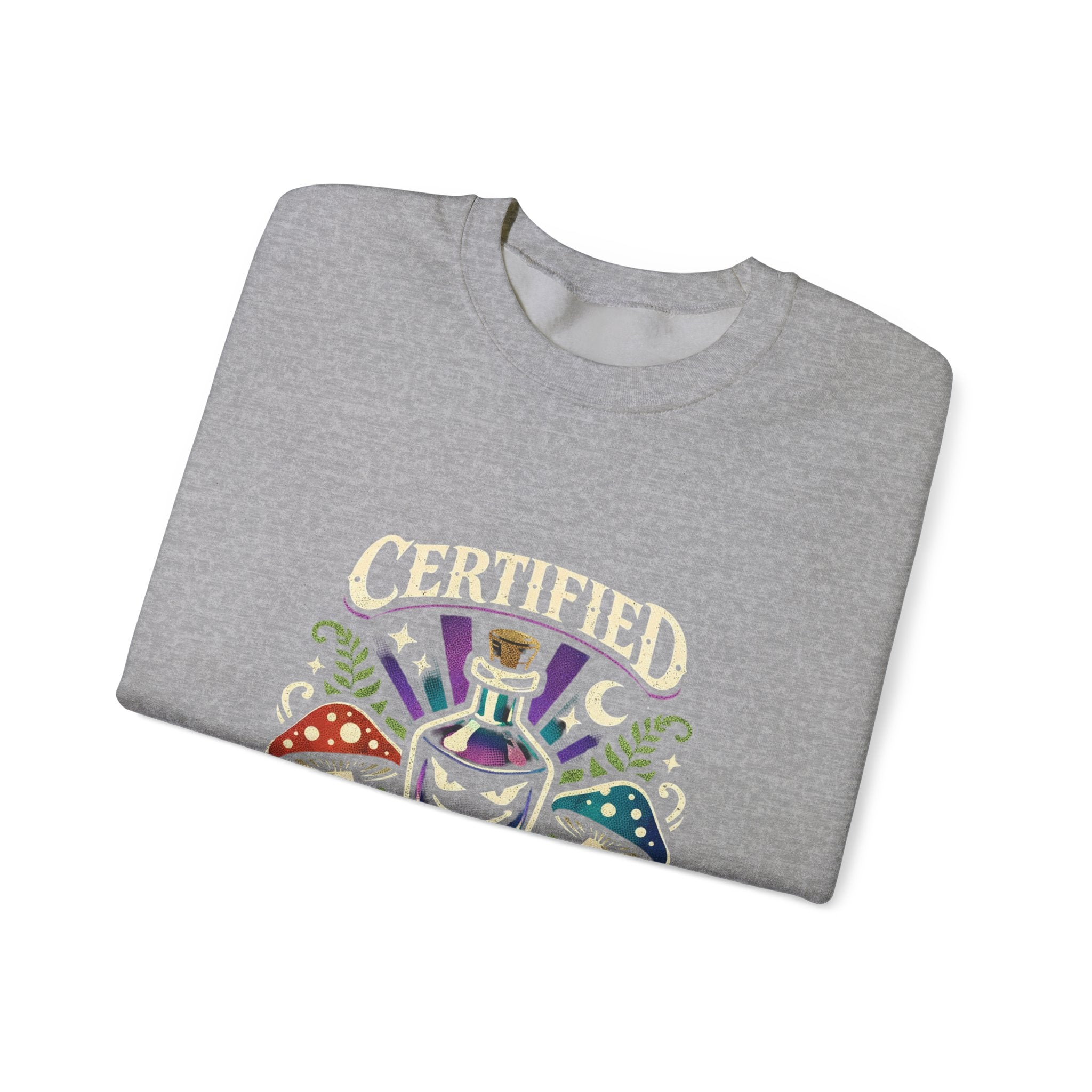 Mushroom Celestial Eye Crewneck | Cottagecore Goblincore Sweatshirt