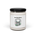 Heavy Metal Wellness Skull Candle | 9oz Scented Soy Candle, gothic wellness quote