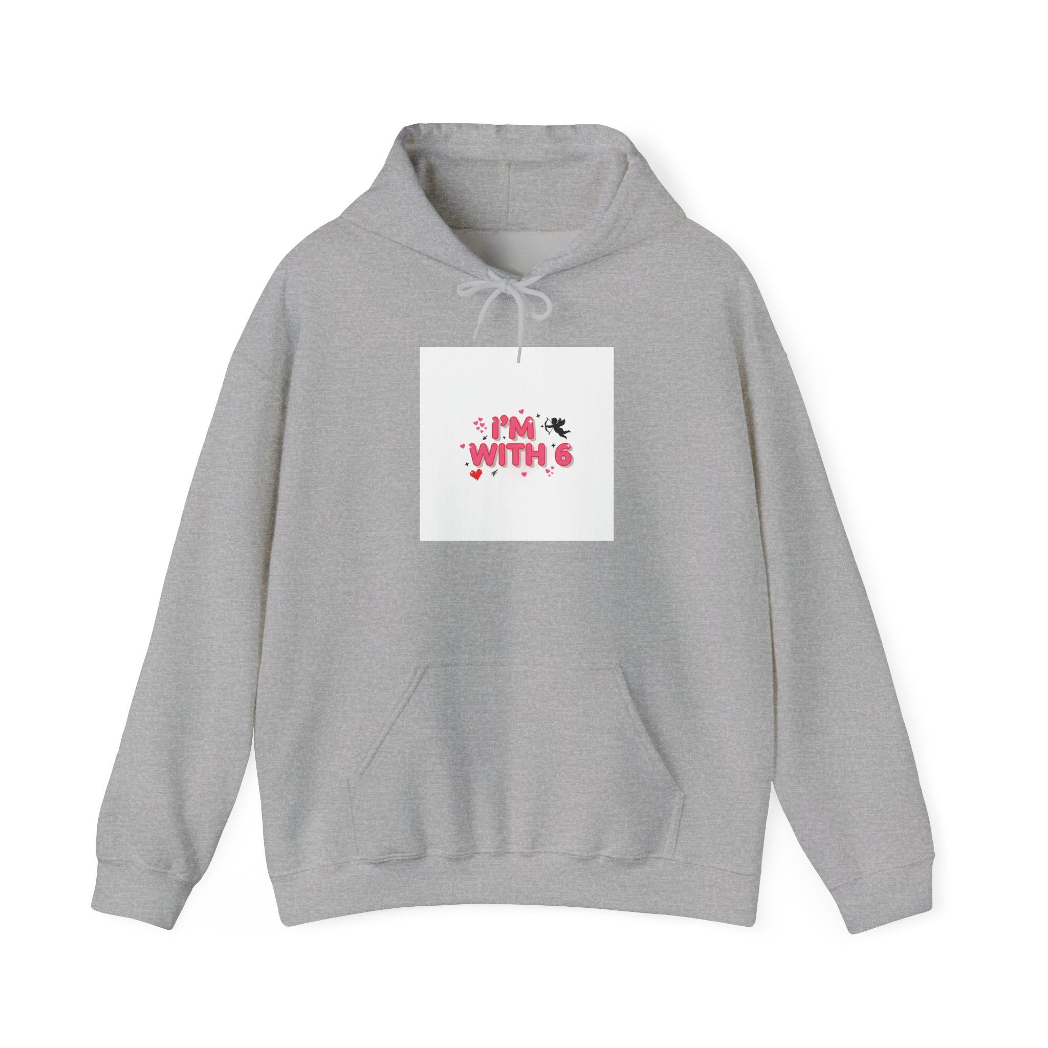 Valentine's 'I with 6 for 7' Meme Hoodie — Viral Helots Valentine's Sweatshirt