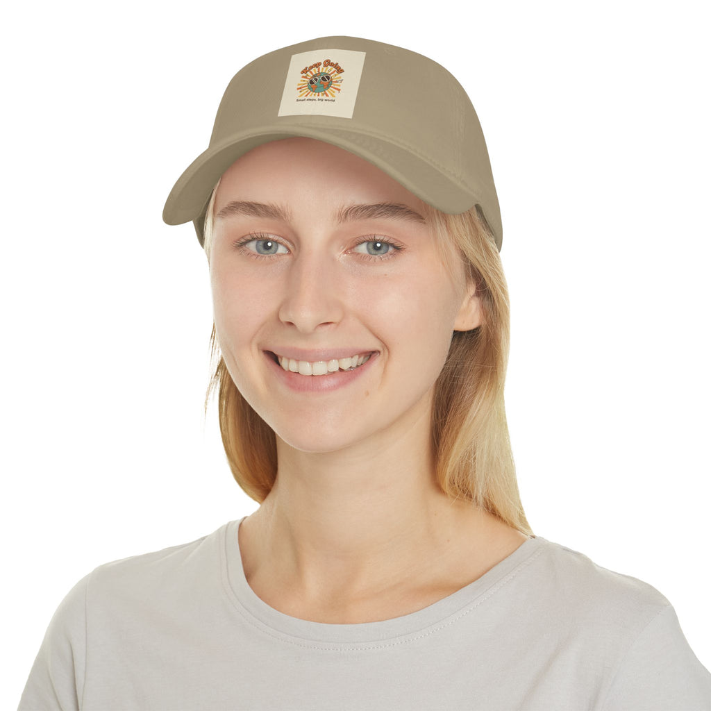 Keep Going: Small Steps, Big World Motivational Cap