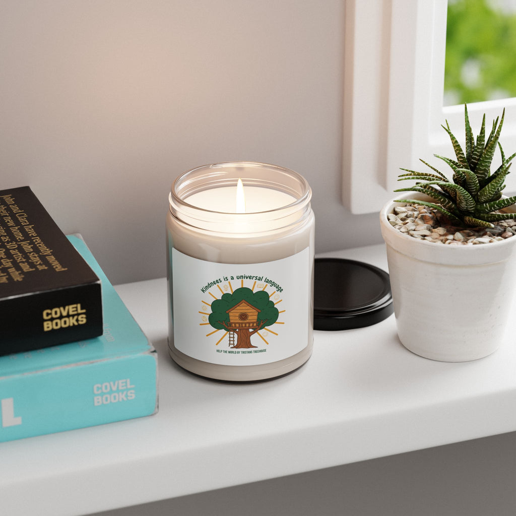 Kindness is a Universal Language Soy Candle, Eco Humor, Sustainable Living