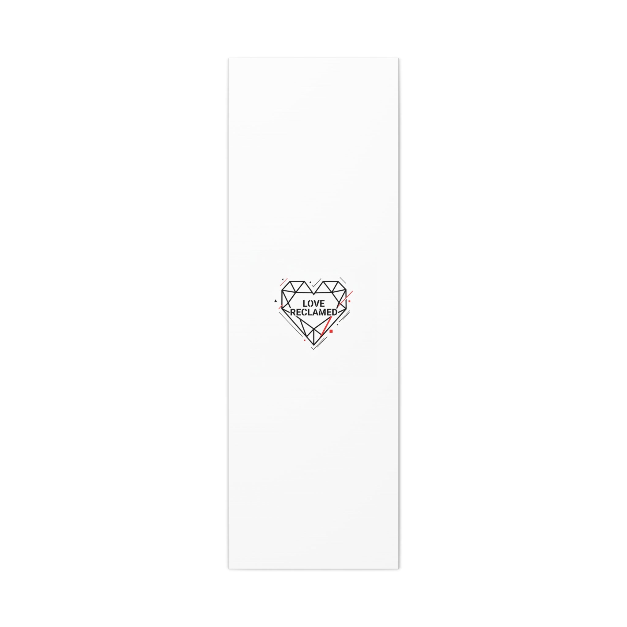 Love Reclaimed Canvas | modern heart design, minimalist love icon