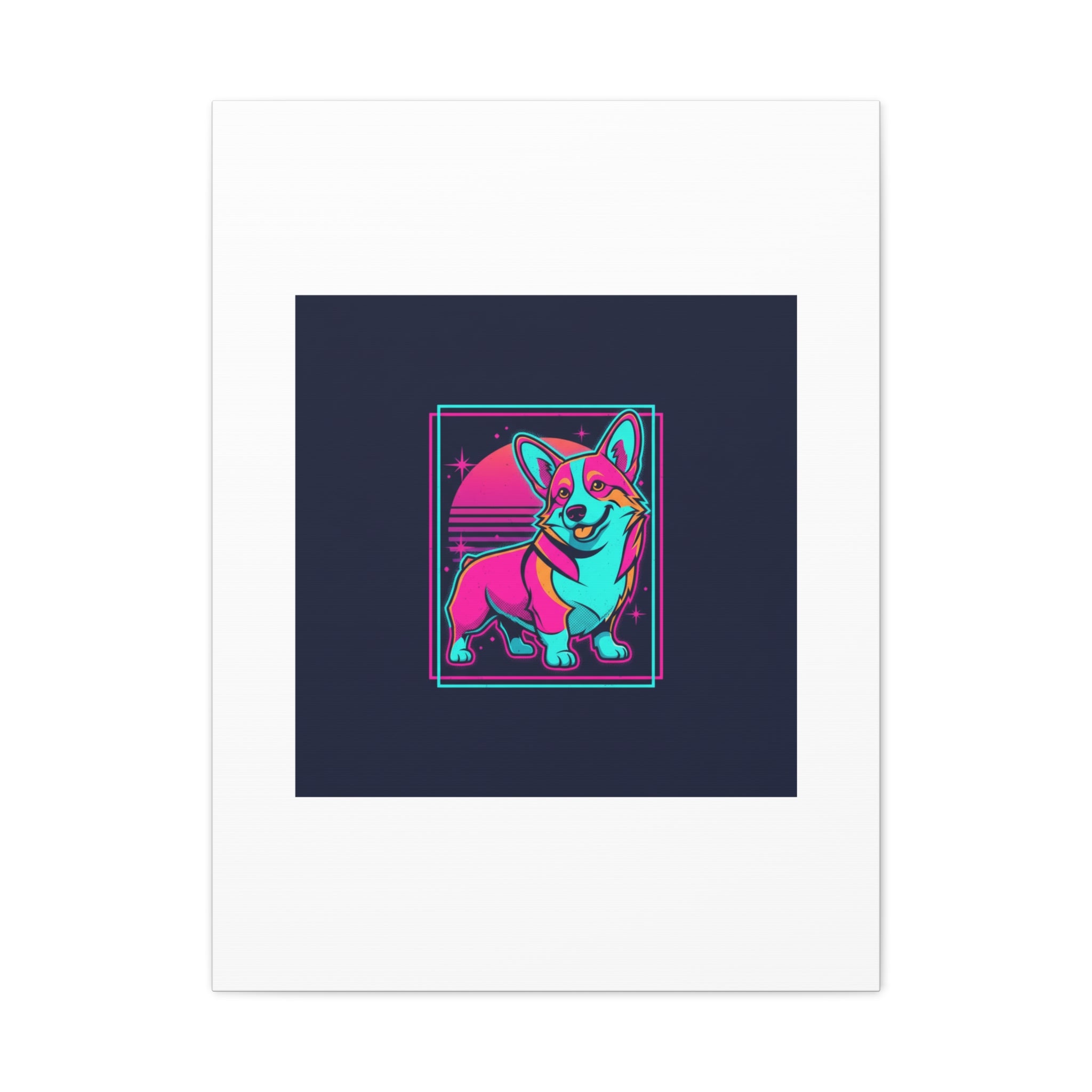 Platonic Love Corgi Canvas | Friendship Valentine, Galentine’s Wall Art