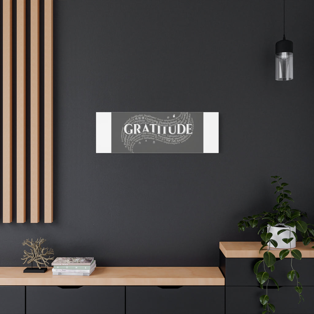 Gratitude Wall Art Matte Canvas | Tiny Treats, sweet uplifting print
