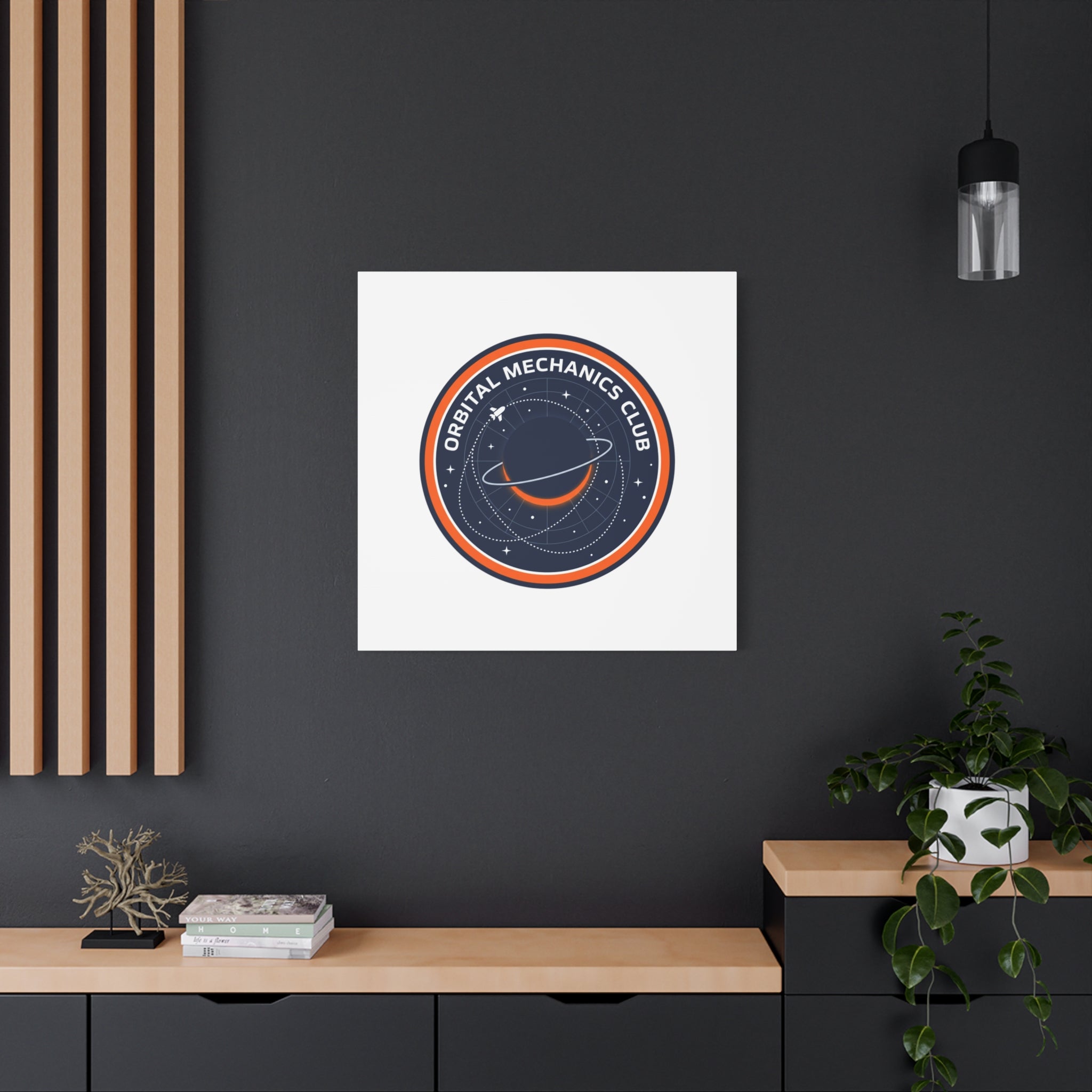 Orbital Mechanics Club Canvas | mission patch, space science