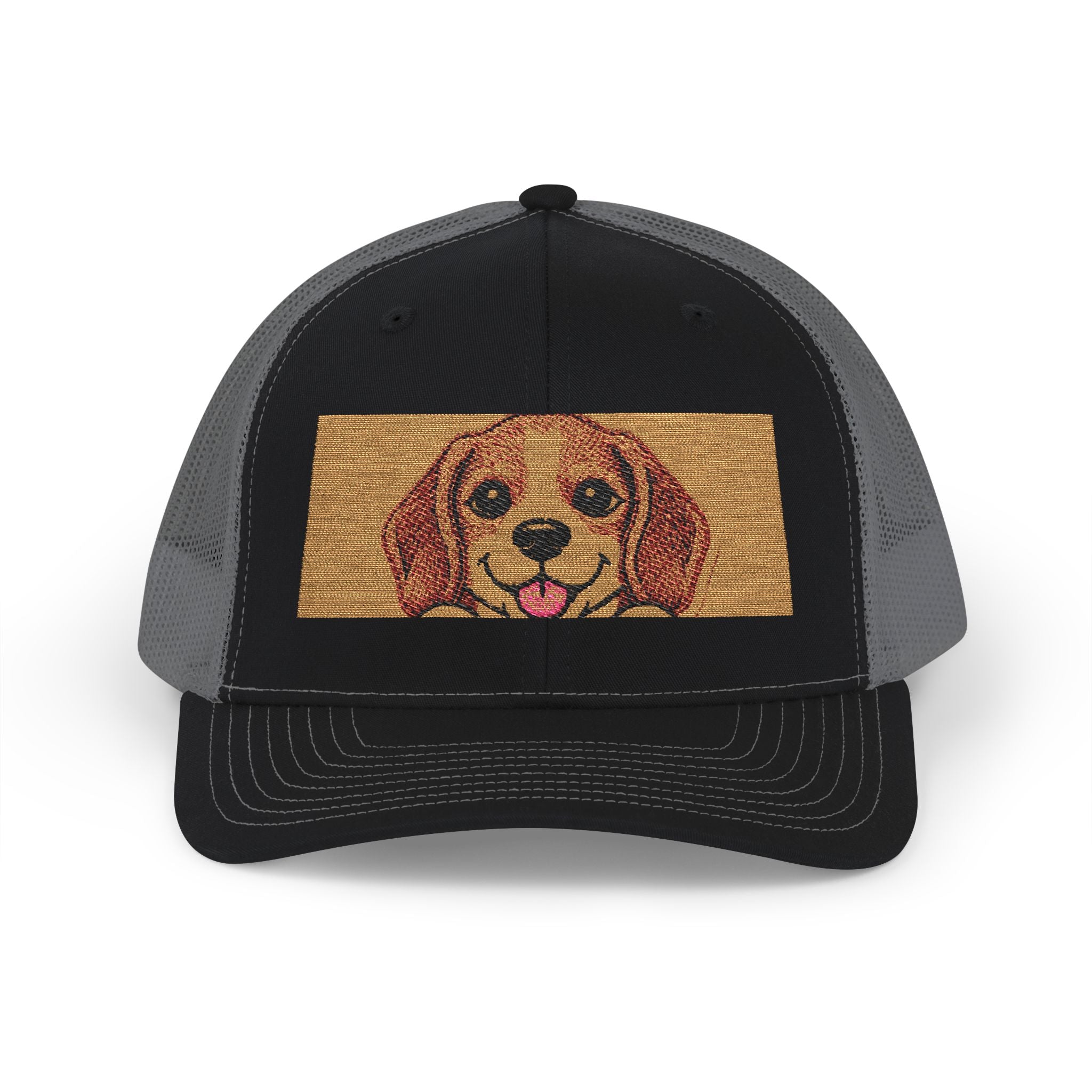 Golden Dog Meme Embroidered Trucker Hat