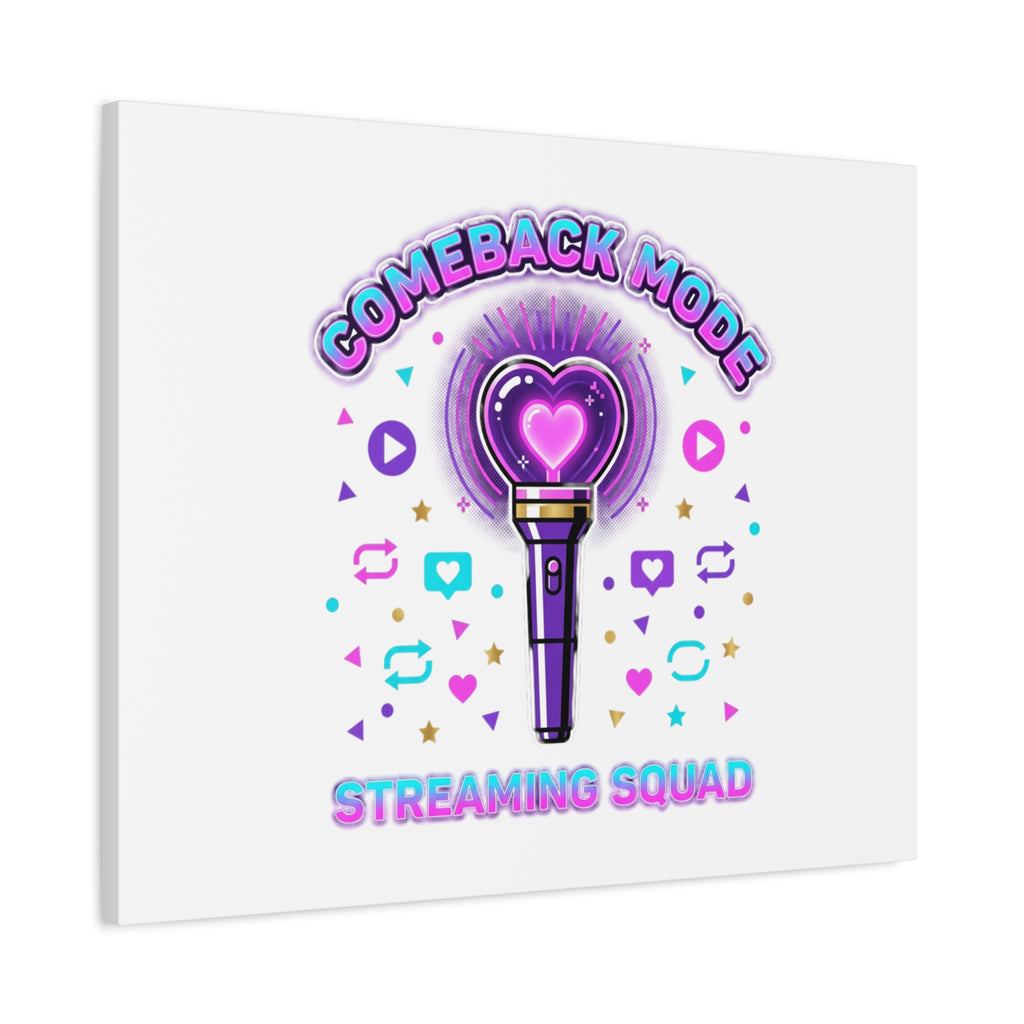 Comeback Mode Lightstick Canvas | K-pop Comeback, Streaming Squad