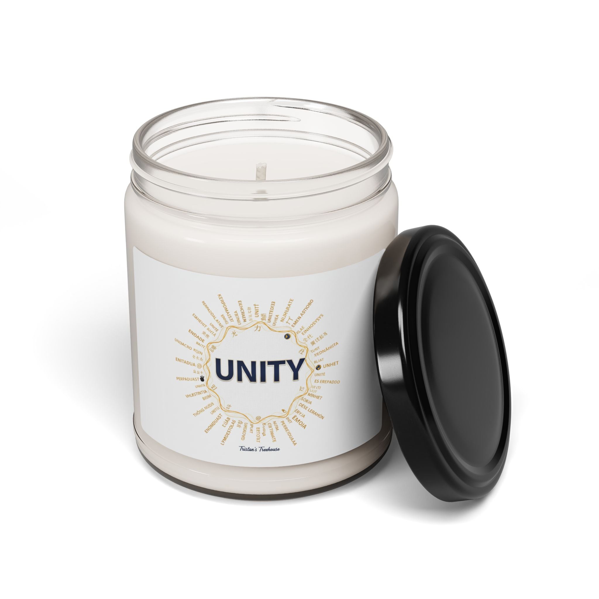 UNITY Soy Candle, Dry January Sober Curious Mocktail Humor