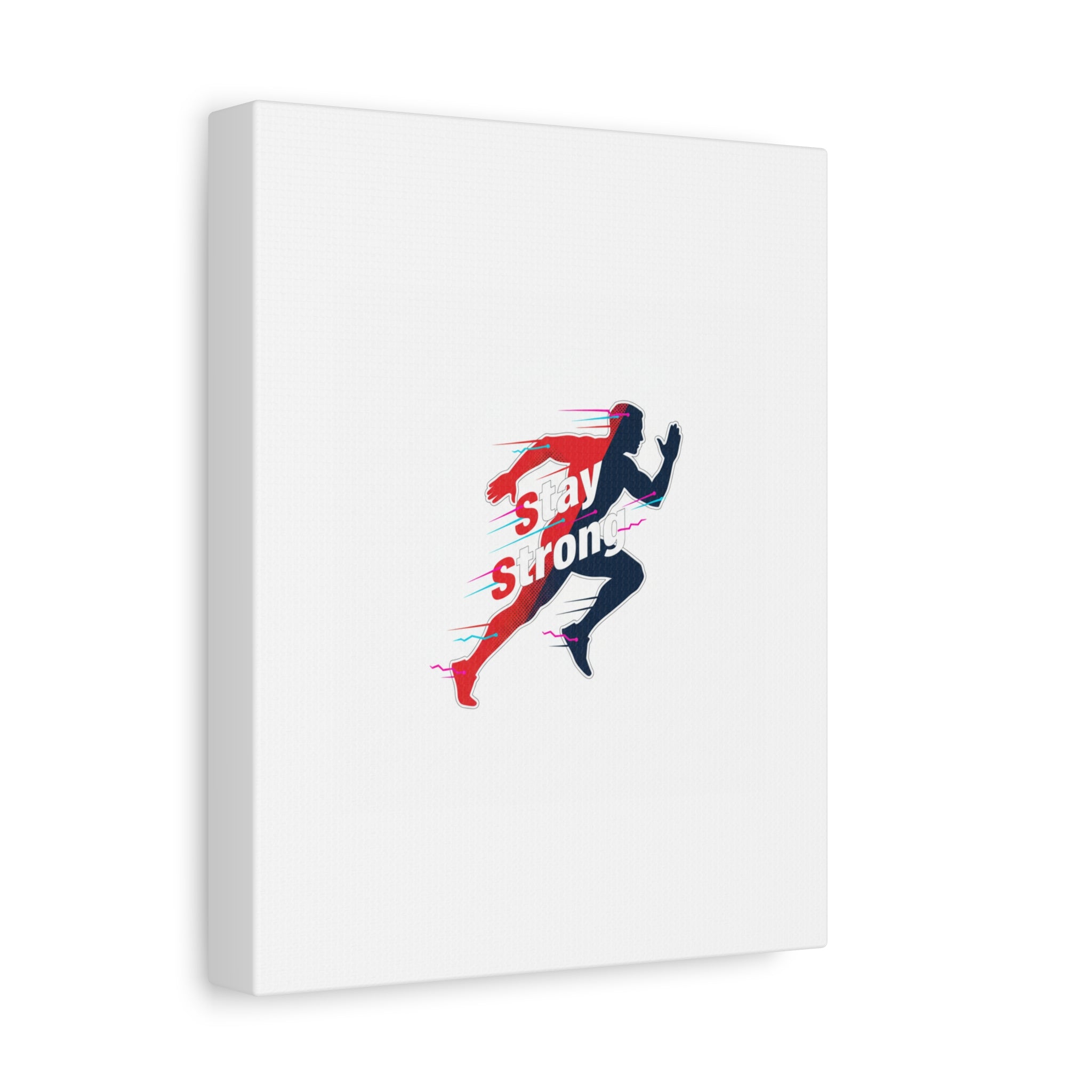 Stay Strong Runner Canvas | Fitness Motivation, Gym Wall Art