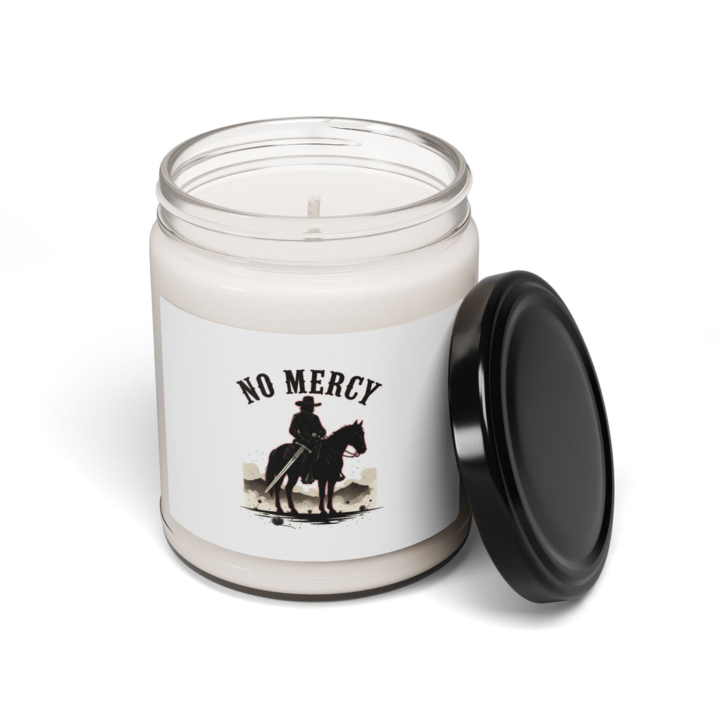 No Mercy Cowboy Skull Candle, Soy Candle | Western-Gothic, Desert Noir Scent