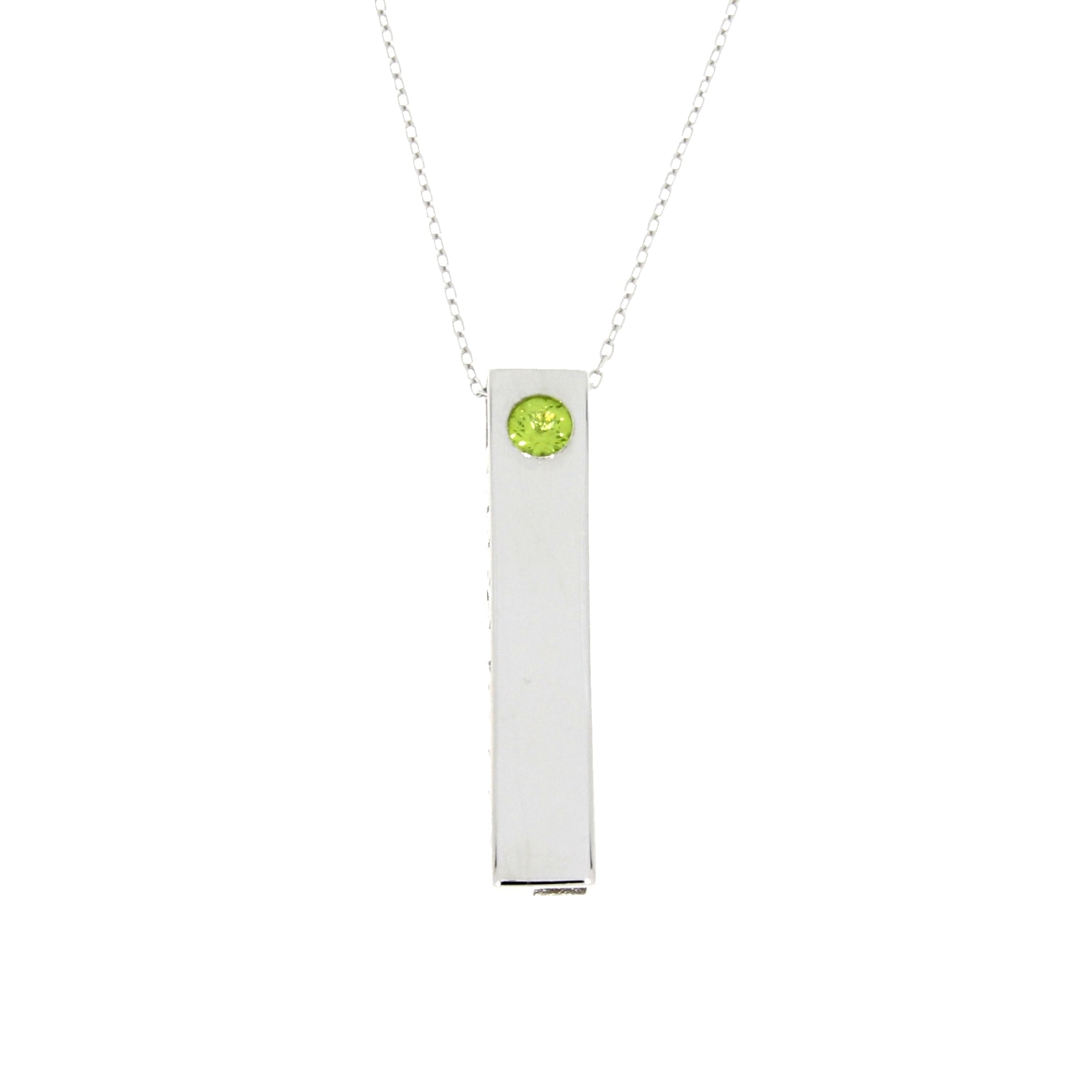 Genuine Peridot Fashion Pendants Sterling Silver