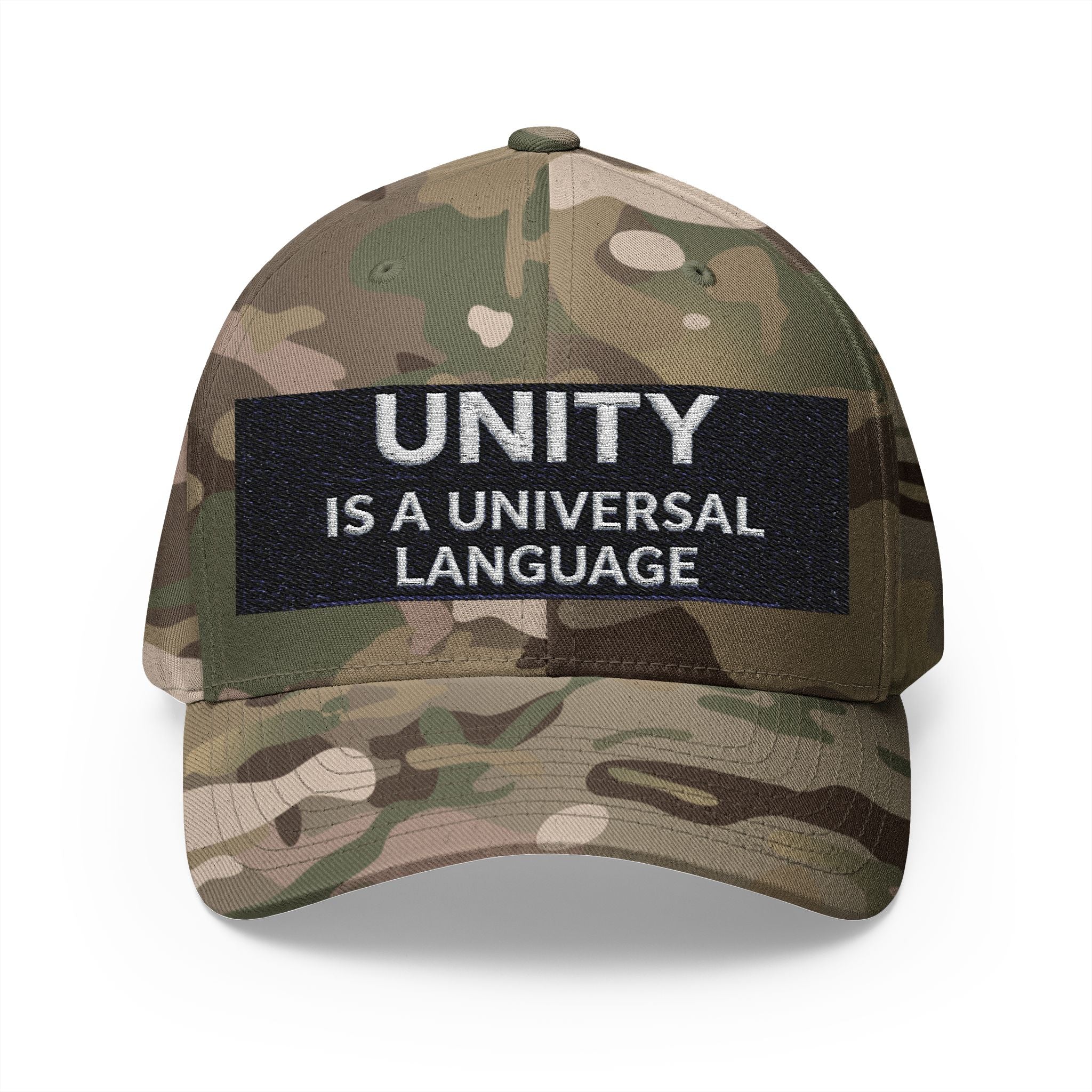 Unity Embroidered Cap — "Unity Is A Universal Language" Structured Hat