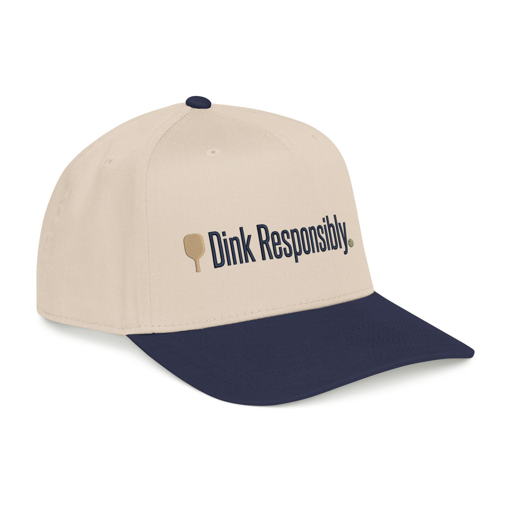 Dink Responsibly™ Pickleball Hat – Minimalist Embroidered Pickleball Cap | Funny Pickleball Gift | Summer Lifestyle Hat | Golf & Court Style Apparel