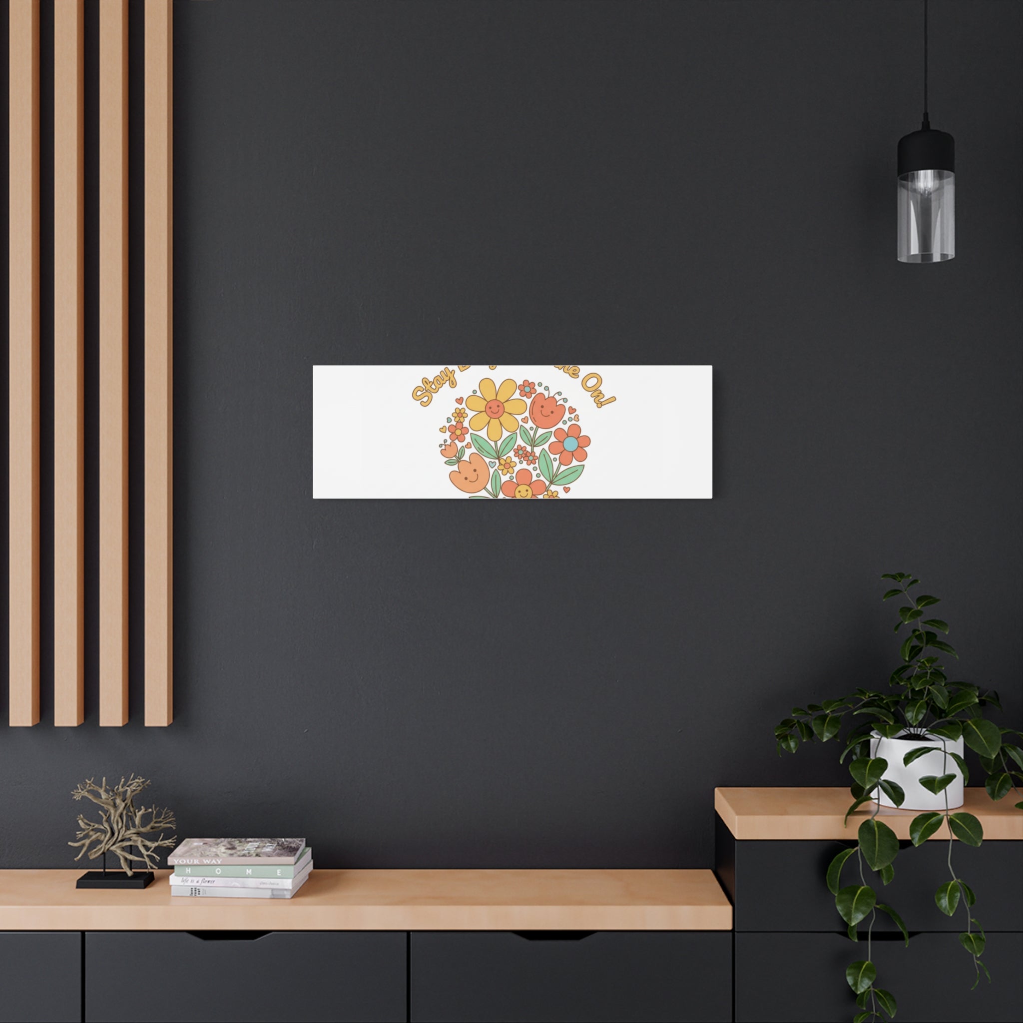 Stay Bright Shine On Canvas | Hopecore, Radical Optimism Wall Art