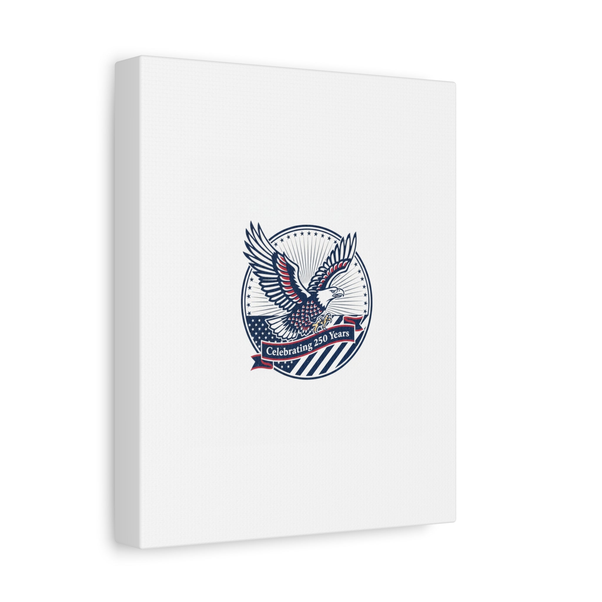 250th Anniversary Eagle Emblem Canvas | Semiquincentennial Americana
