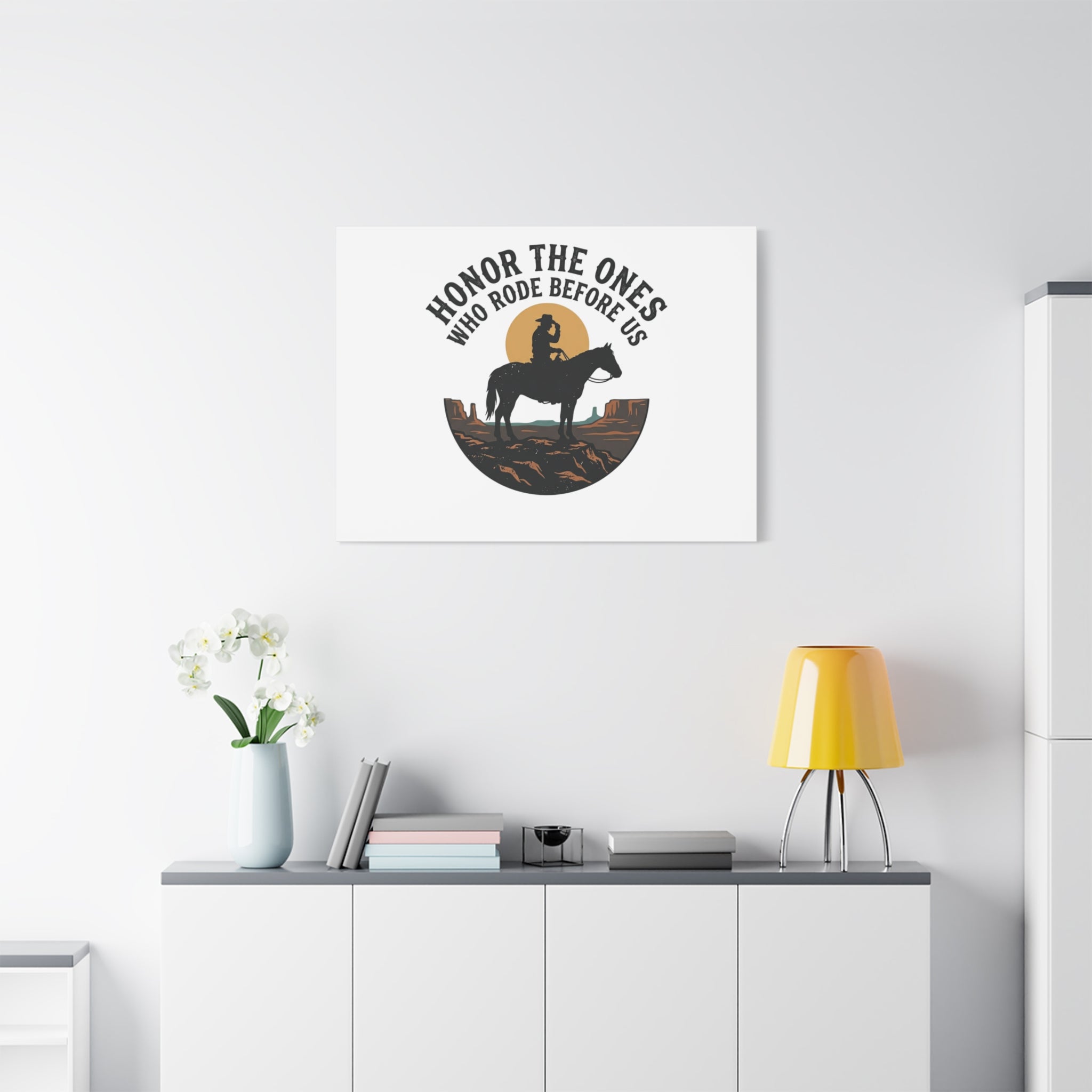 Honor the Ones Who Rode Before Us Canvas | Western, Cowboy, Vintage Americana