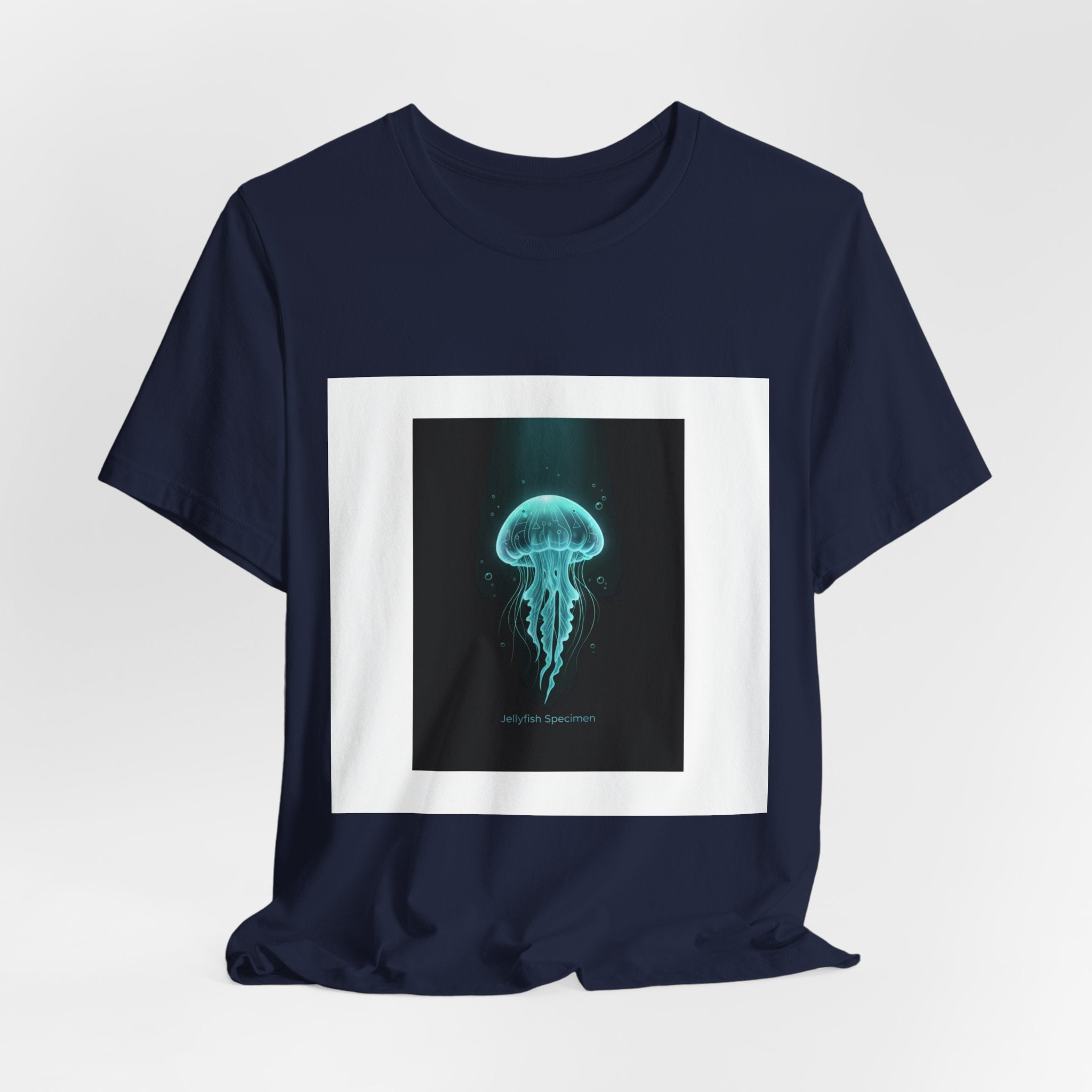Jellyfish Specimen T-Shirt | Bioluminescent Deep Sea Graphic Tee