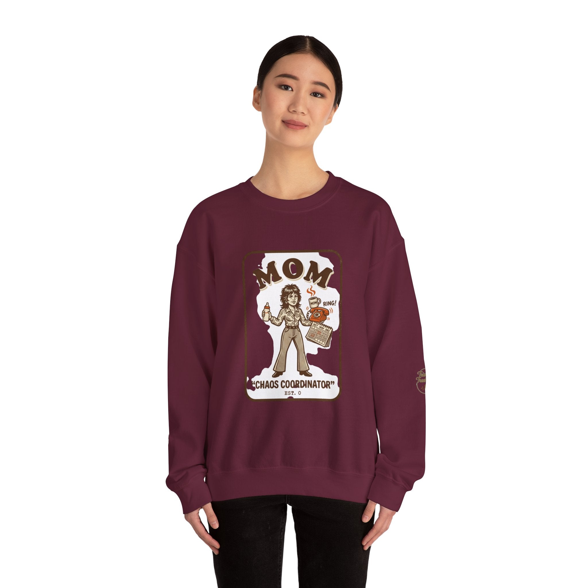 Mom 'Chaos Coordinator' Crewneck Sweatshirt