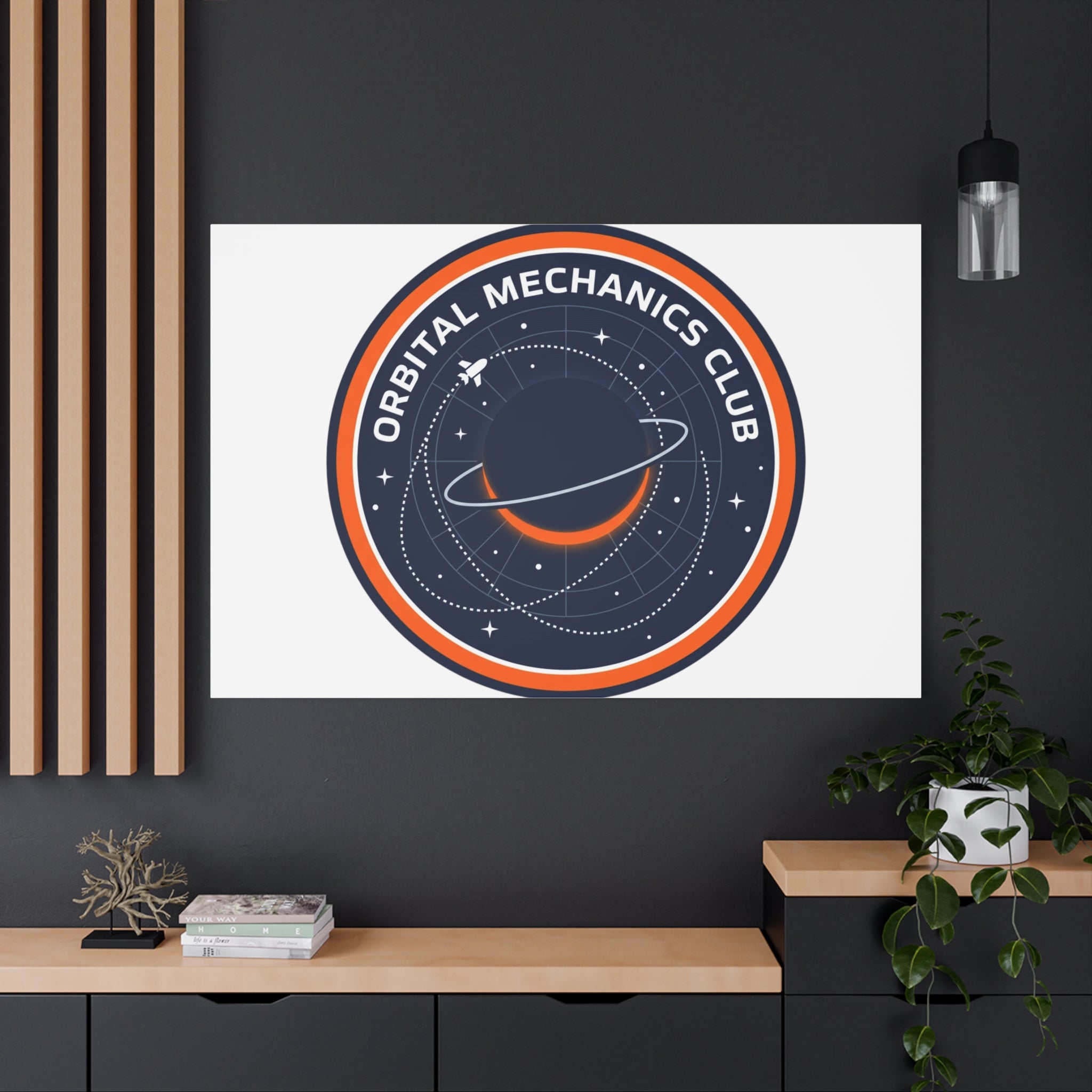 Orbital Mechanics Club Canvas | mission patch, space science
