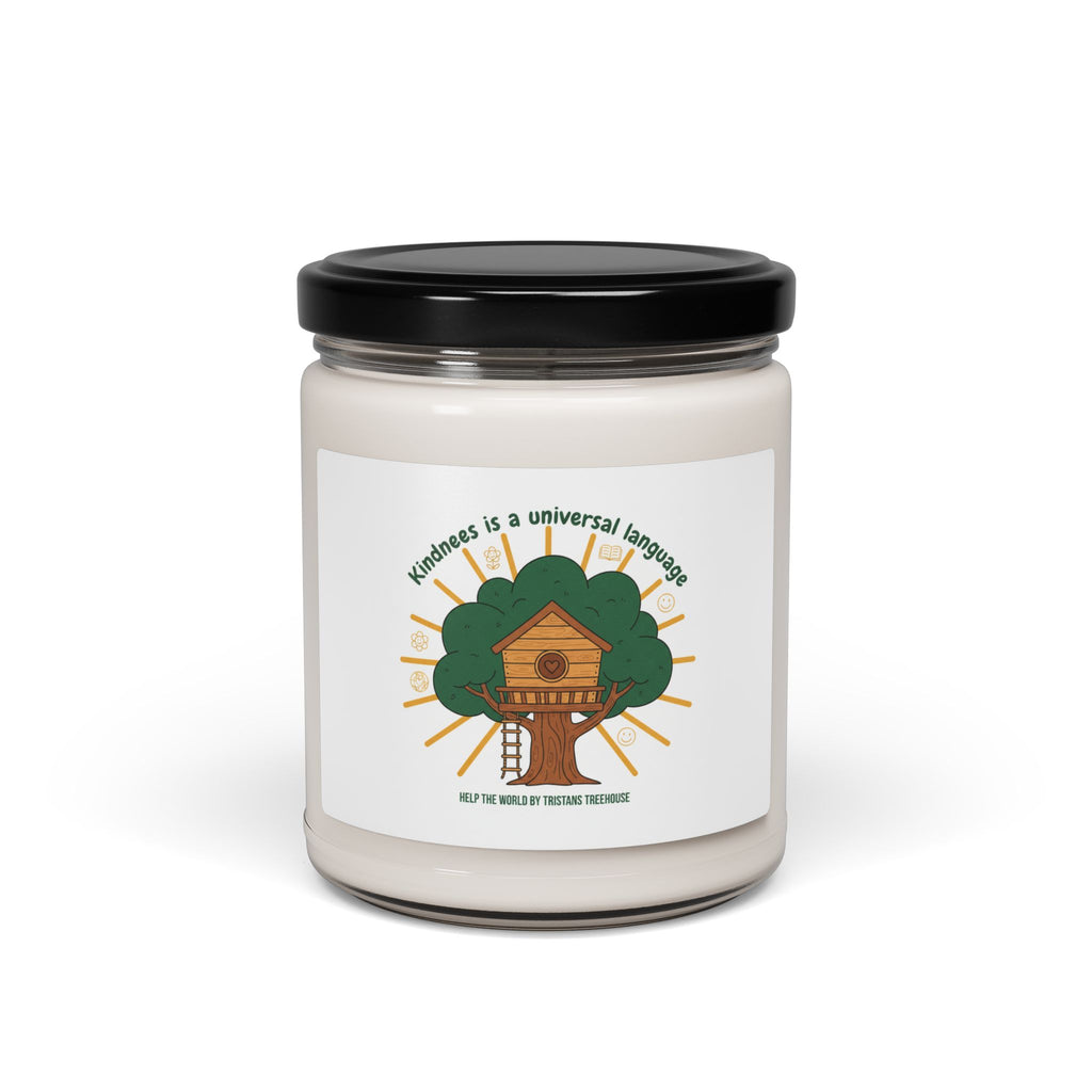 Kindness is a Universal Language Soy Candle, Eco Humor, Sustainable Living