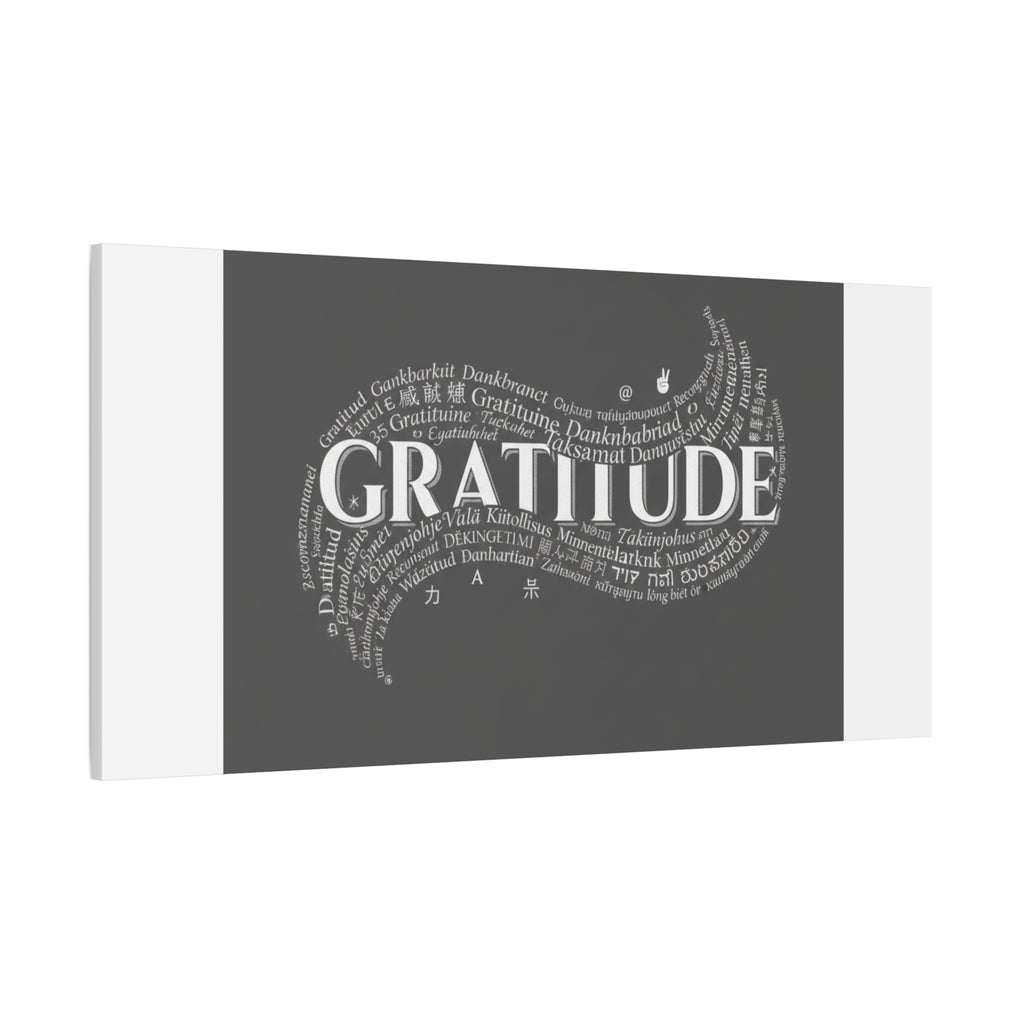 Gratitude Wall Art Matte Canvas | Tiny Treats, sweet uplifting print