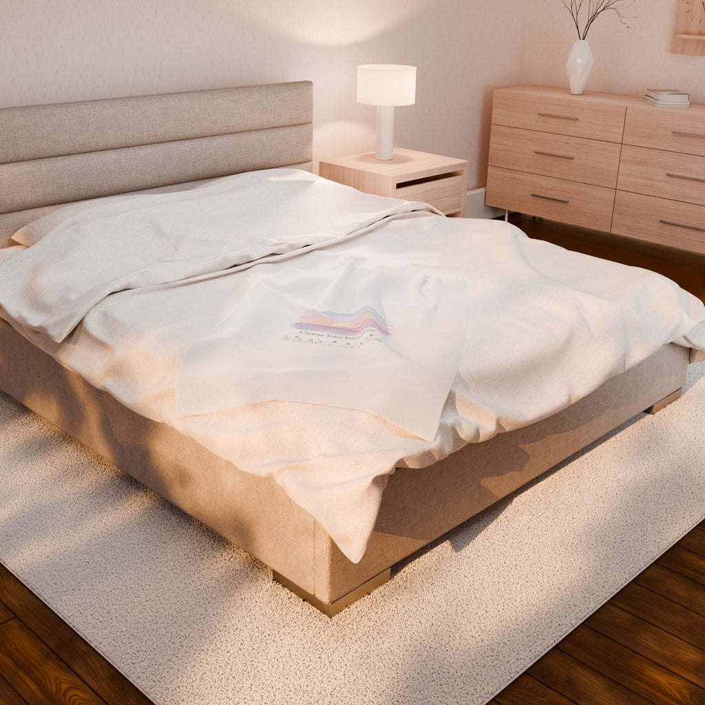 Choose Your Intentions Blanket | intention sticker, gentle resolution art