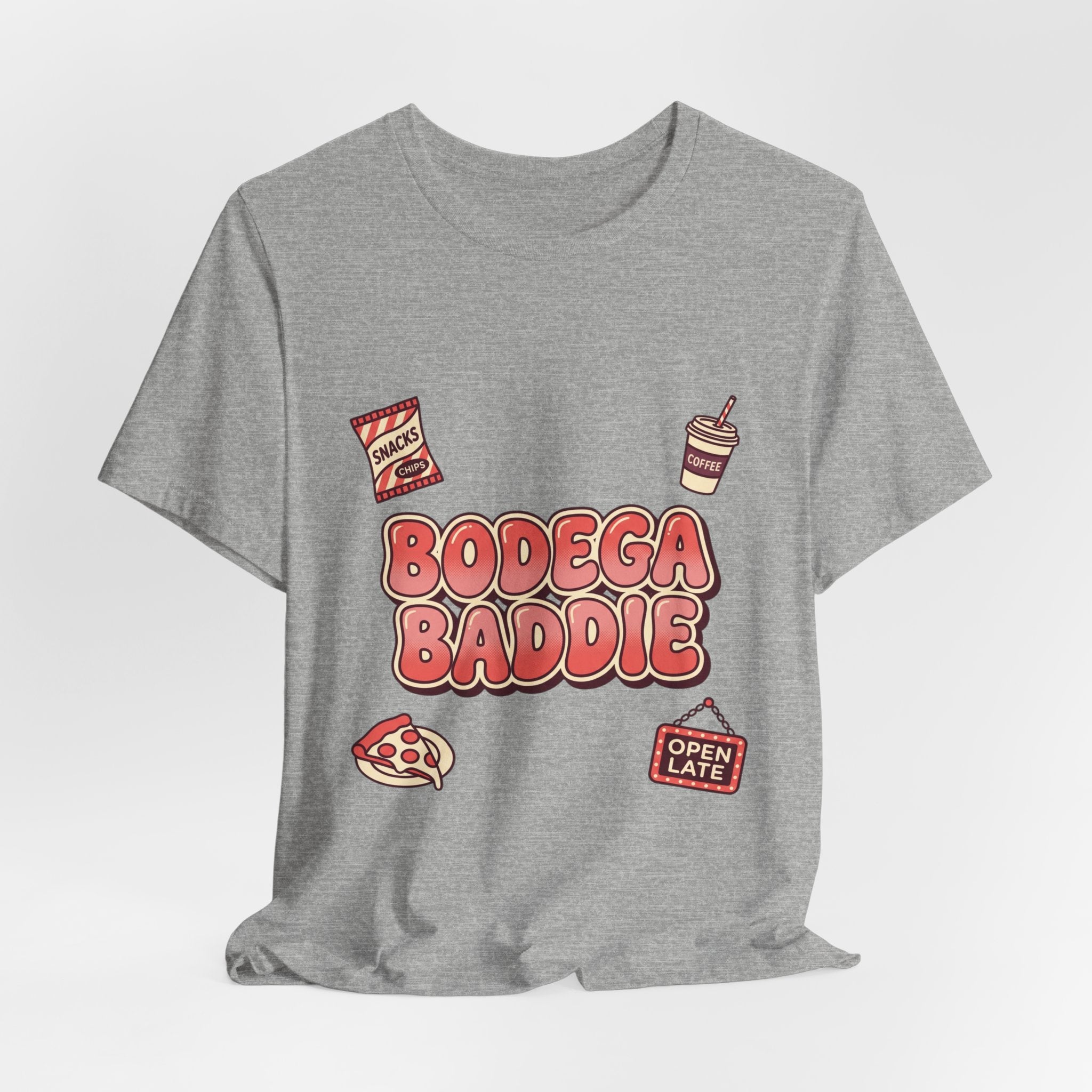 Bodega Baddie Tee | NYC Spanglish Y2K cherries deli sign