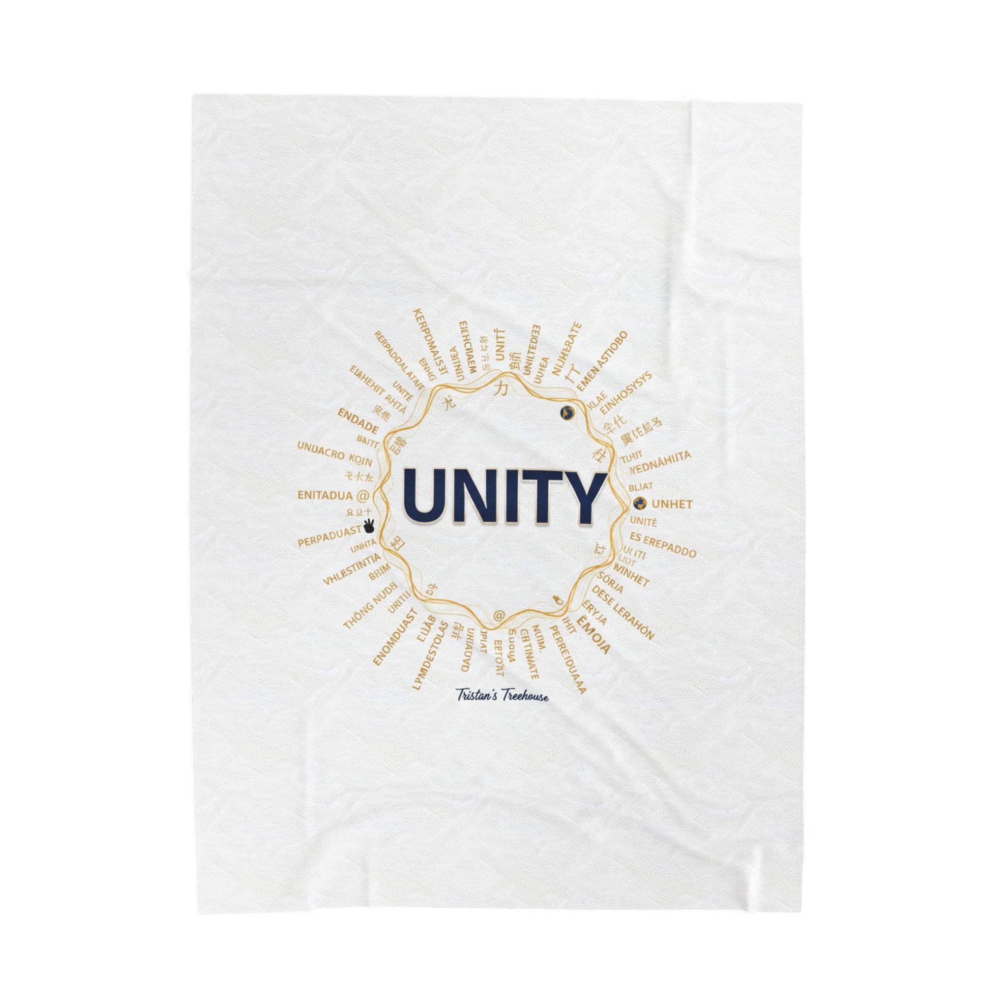 UNITY Velveteen Blanket | sober curious, Dry January mocktail pride