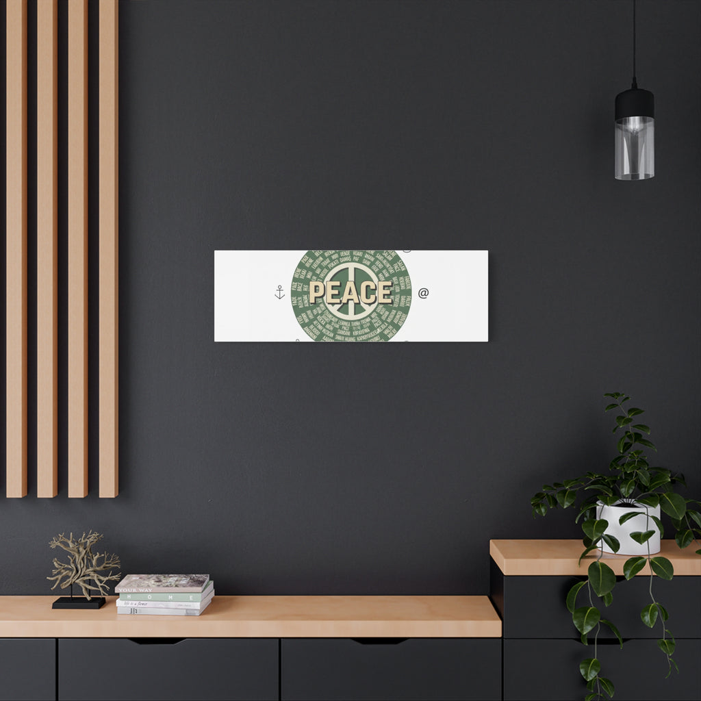 Peace doodle canvas | hand drawn sketch aesthetic, handwritten message