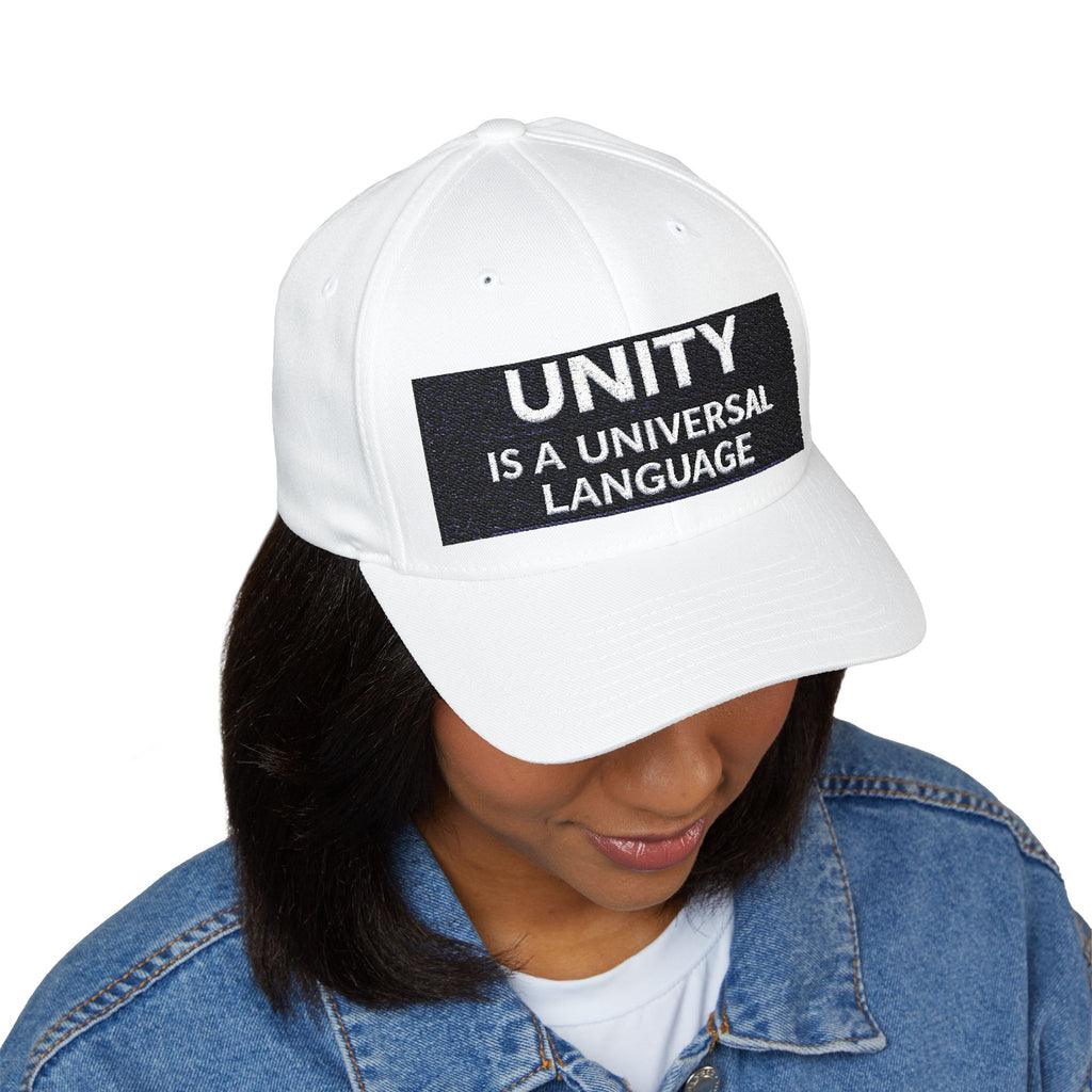 Unity Embroidered Cap — "Unity Is A Universal Language" Structured Hat