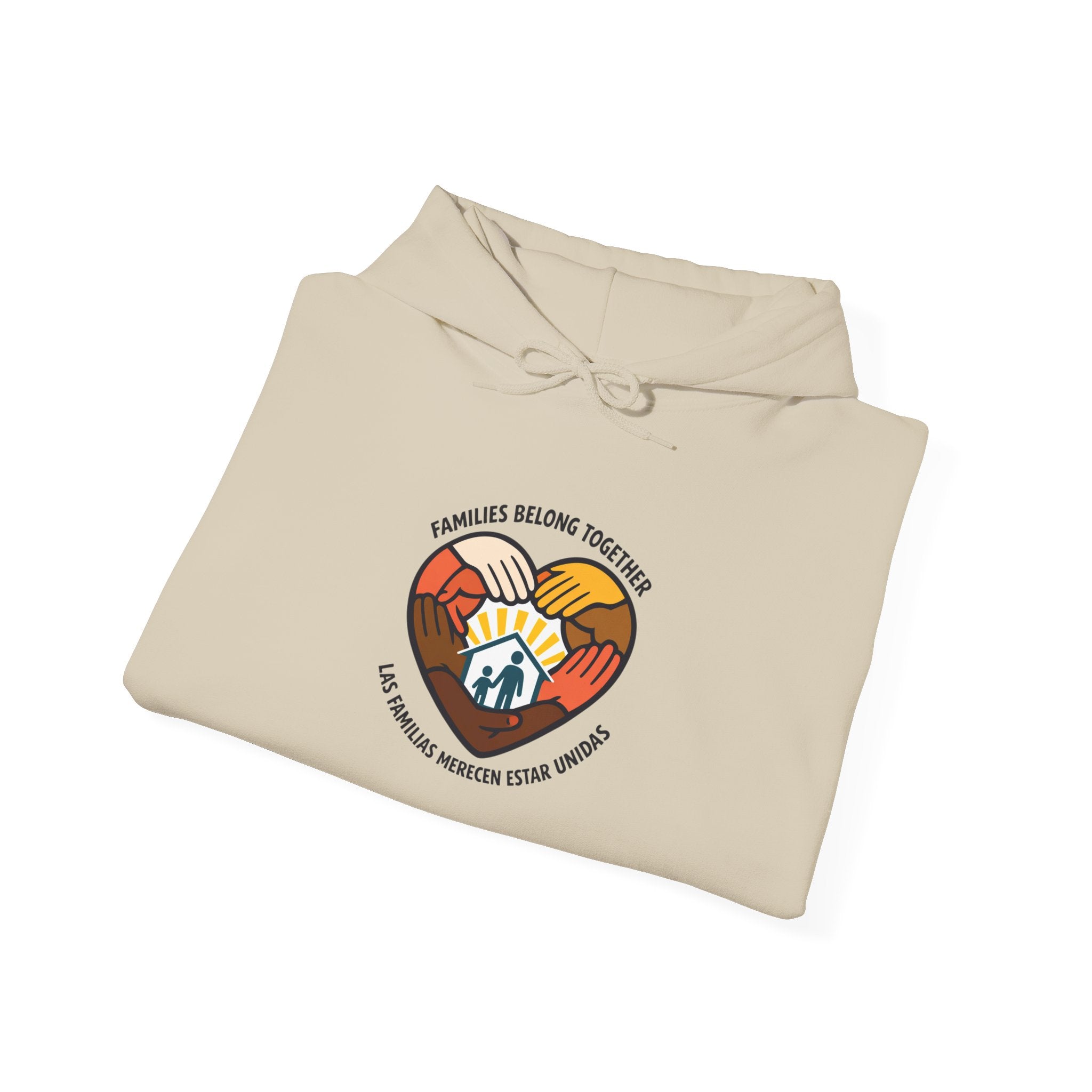 Families Belong Together Hoodie | family unity, immigrant rights solidarity