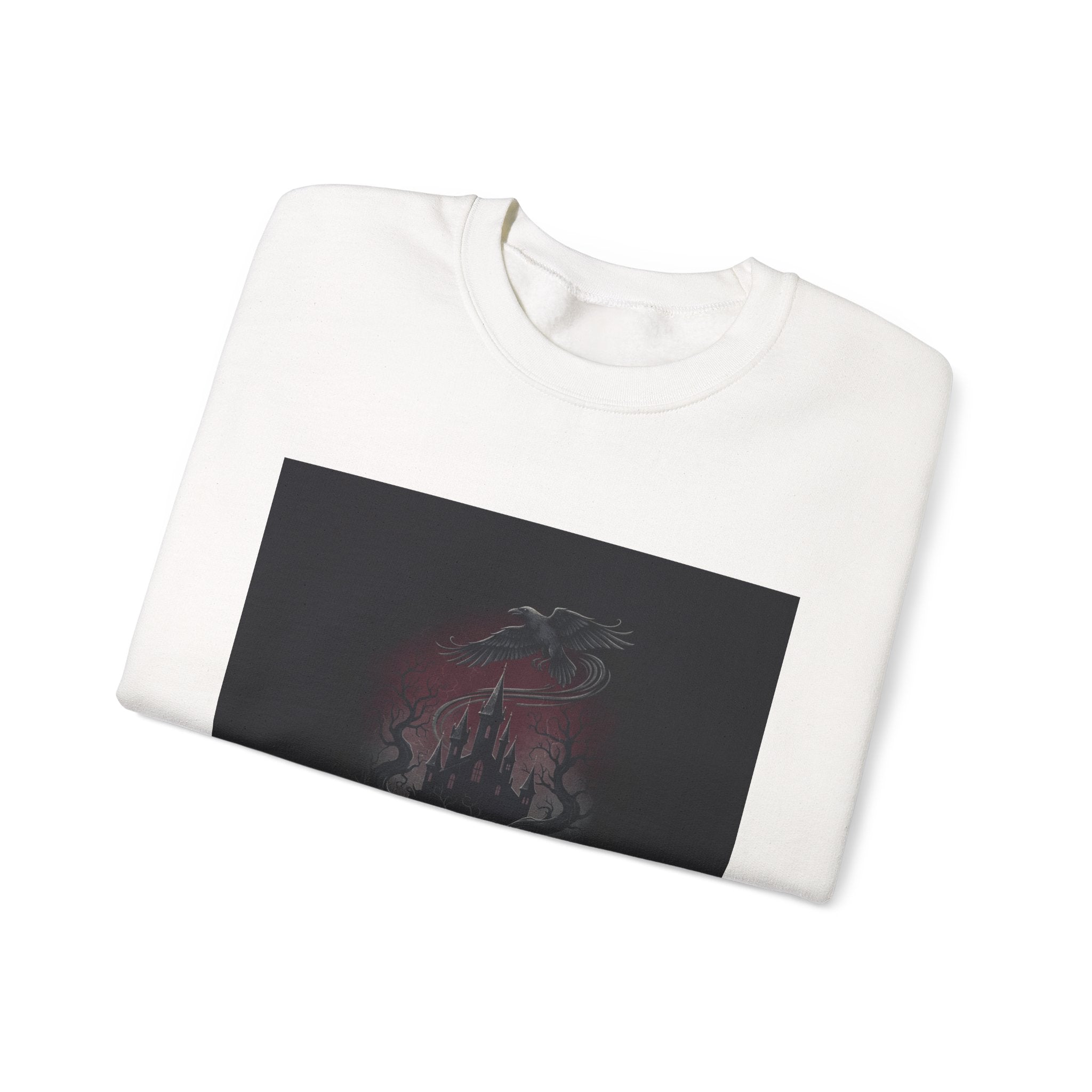 "Whispered Secrets of the Shadows" Gothic Crewneck | Dark Fantasy Sweatshirt