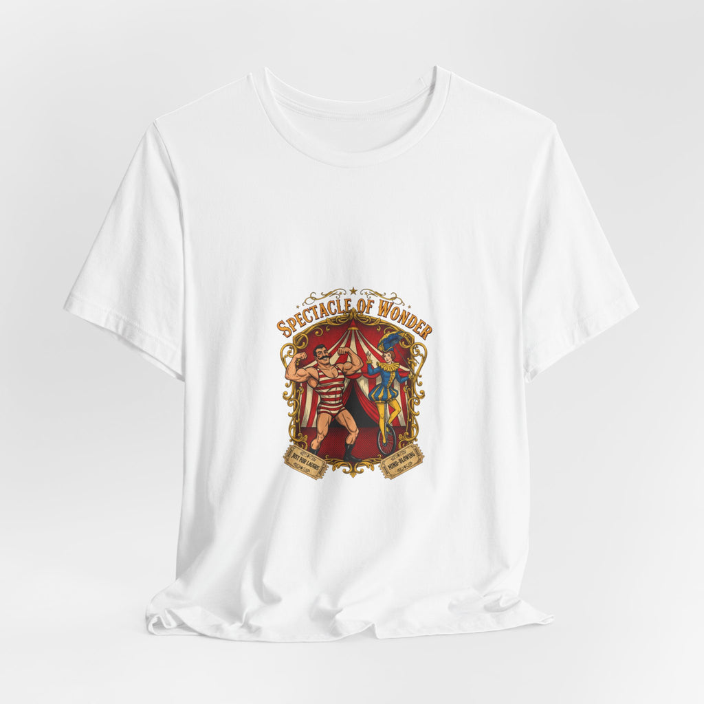"Spectacle of Wonder" Vintage Circus T-Shirt | Retro Carnival Graphic Tee