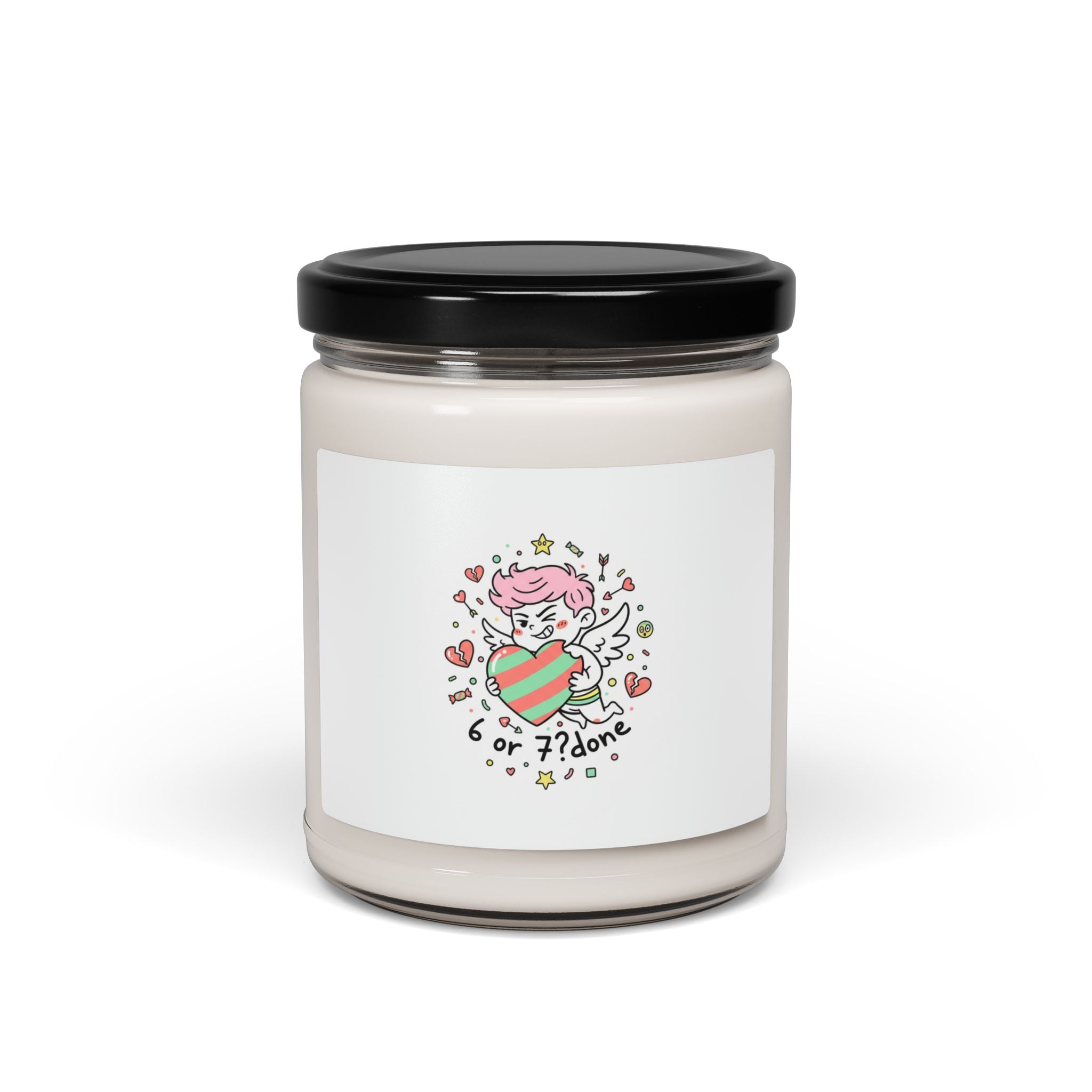 6 7 Weird Cupid Candle | Viral Valentine's Soy Candle | Funny Quirky Love