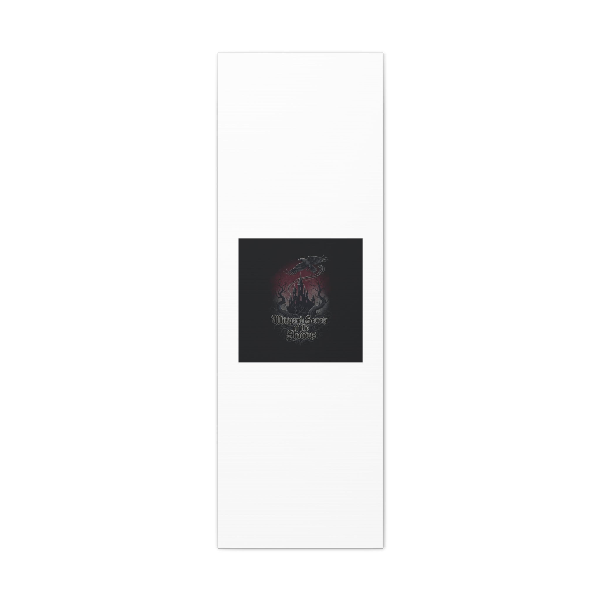 Whispered Secrets of the Shadows Castle Wall Art, Matte Canvas | Gothic Medieval Decor